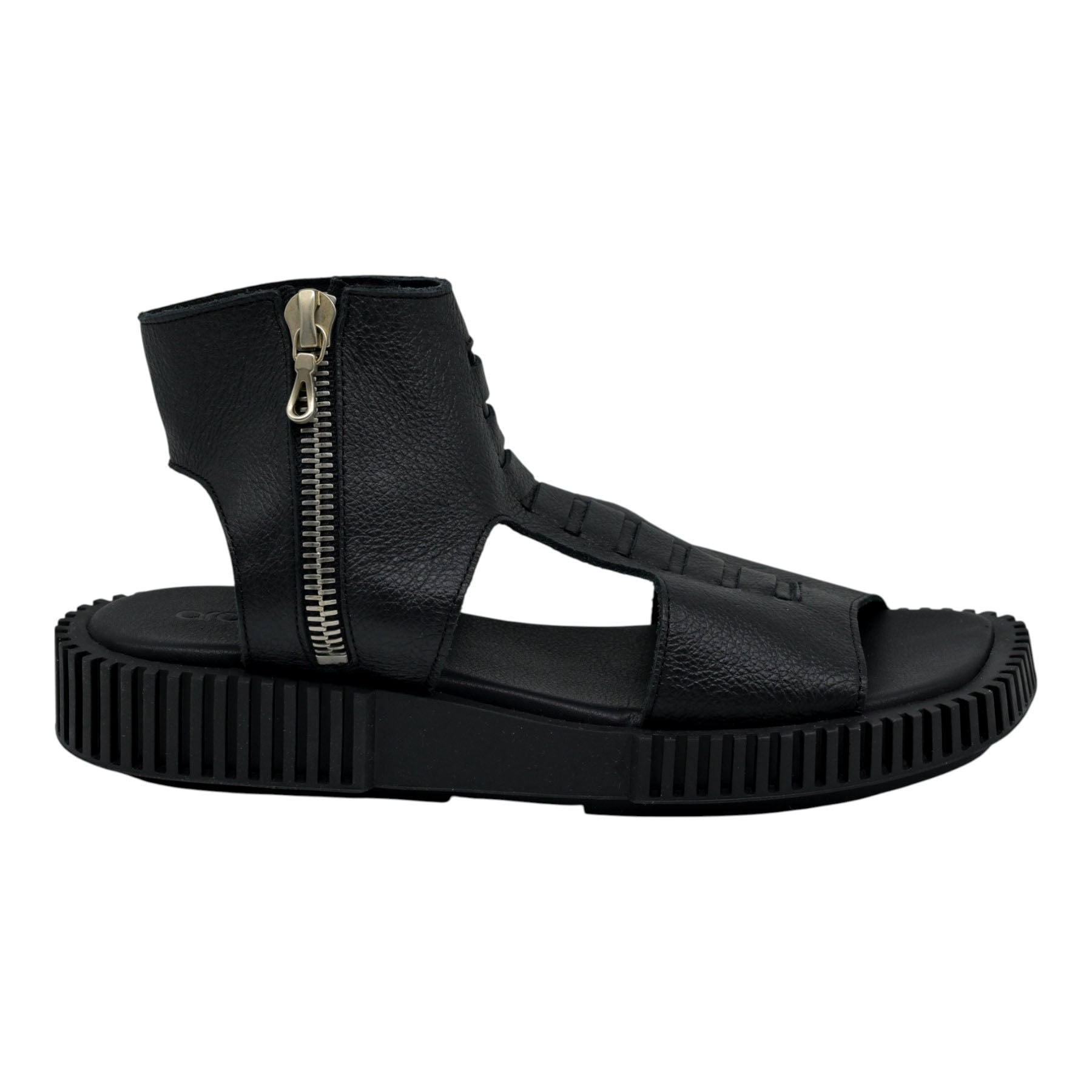 Arche-Ixmako-Ankle-Sandalia-me-Fermouar-Noir