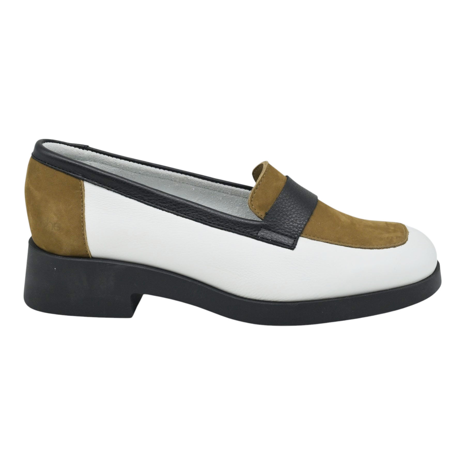 Arche Taikmo Loafers με Καστόρ Φάσα - Blanc/Sabana/ Noir