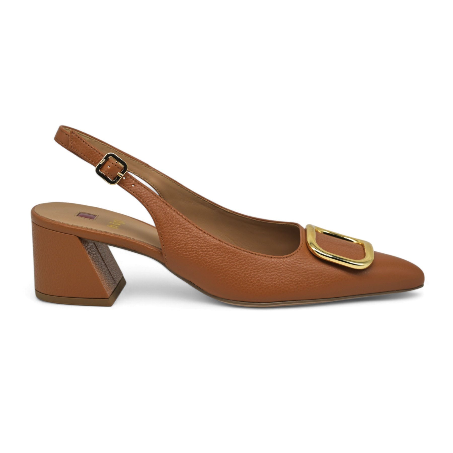 Hogl 4623 Slingback Γοβάκια με Χρυσή Τόκα - Ταμπά