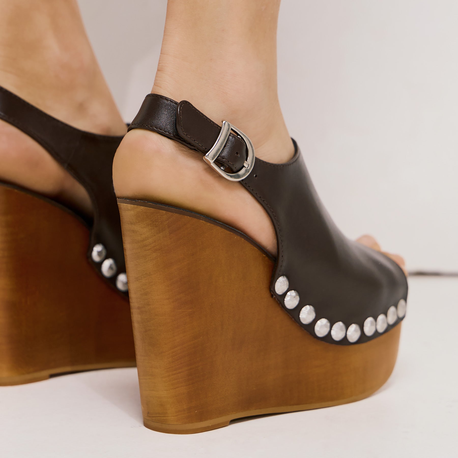 Jeffrey Campbell Snick Πλατφόρμες με Ξύλο - Καφέ