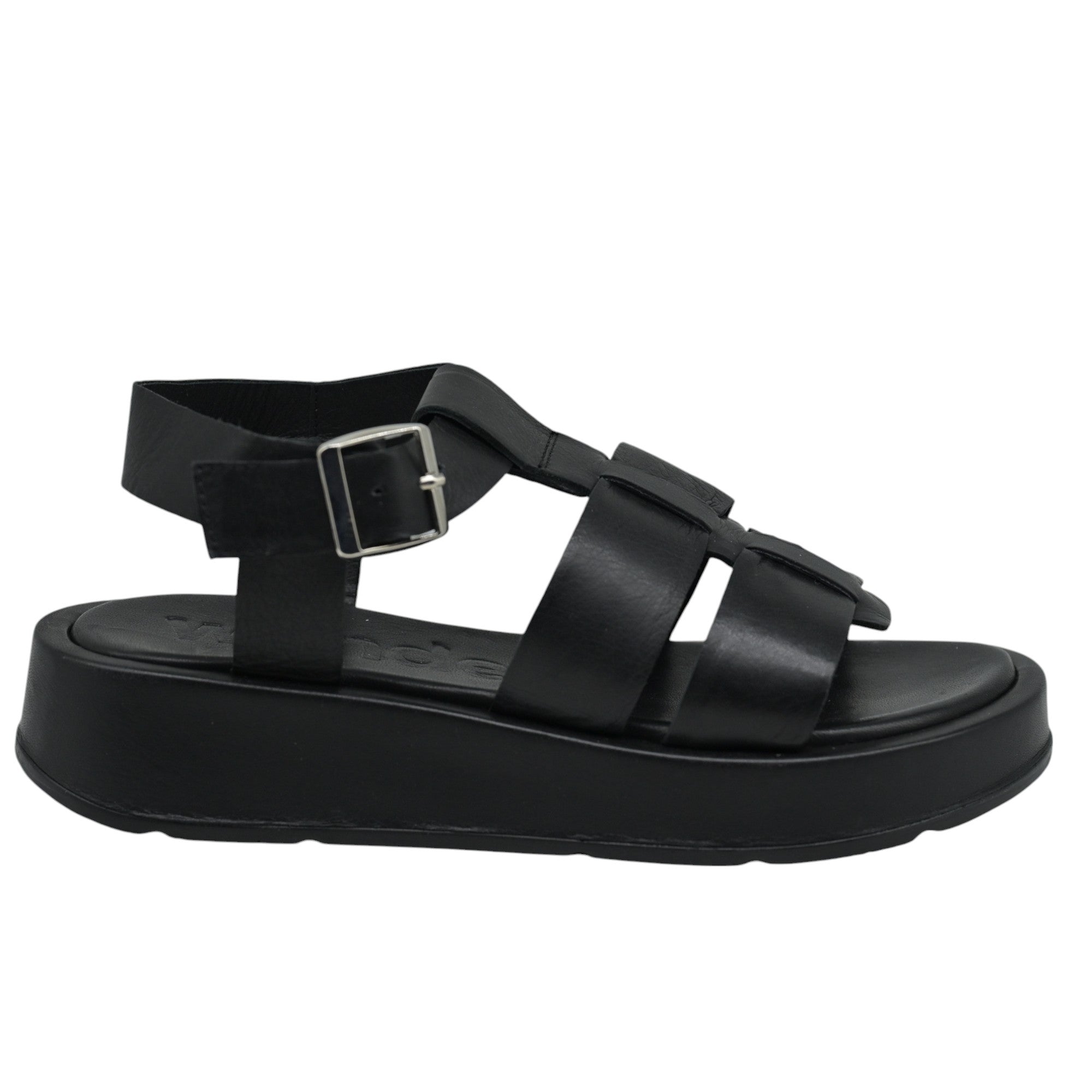 Wonders 3403 Σανδάλια Δίπατα - Μαύρο