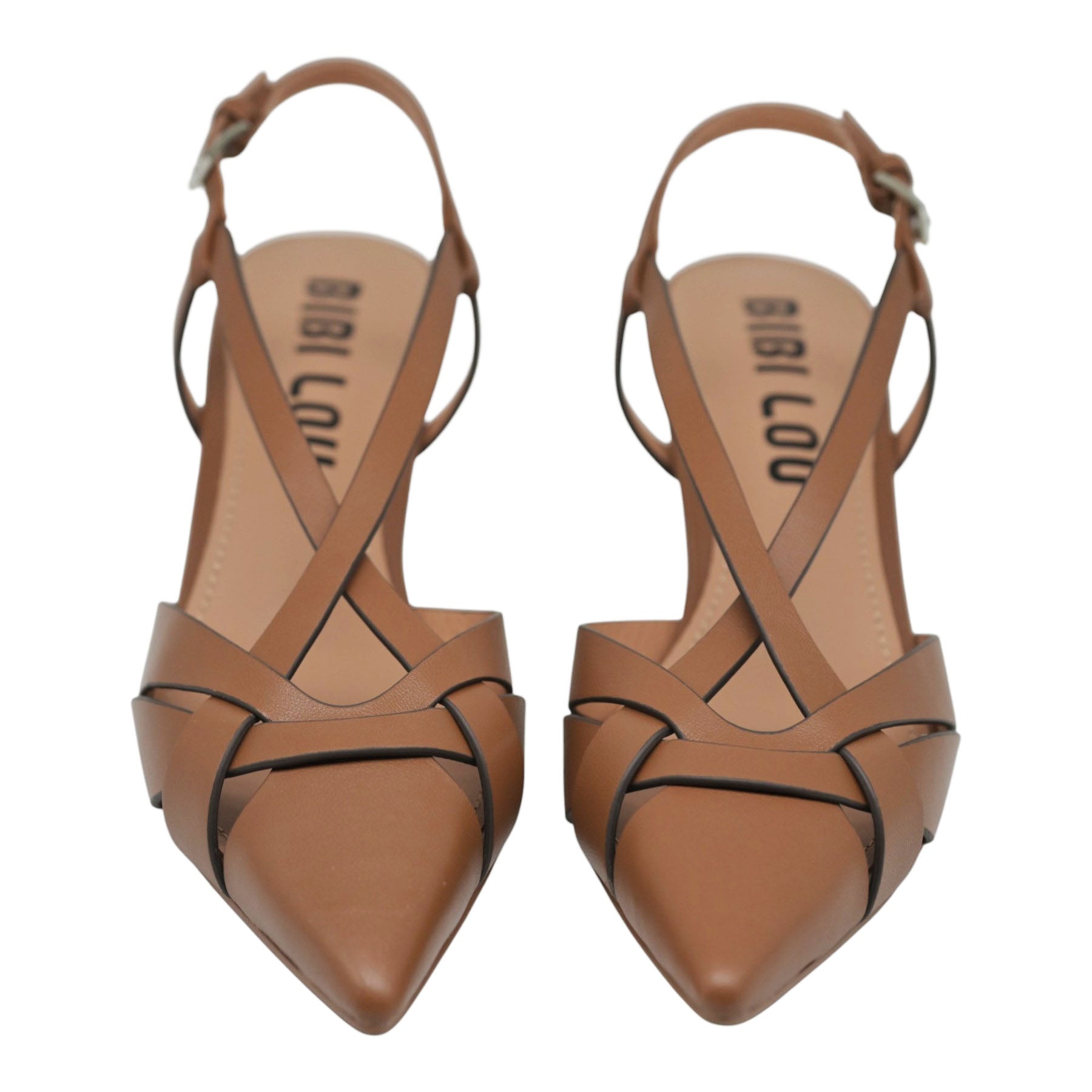 Bibi Lou 633 Γοβάκια Slingback Μυτερά - Tobacco