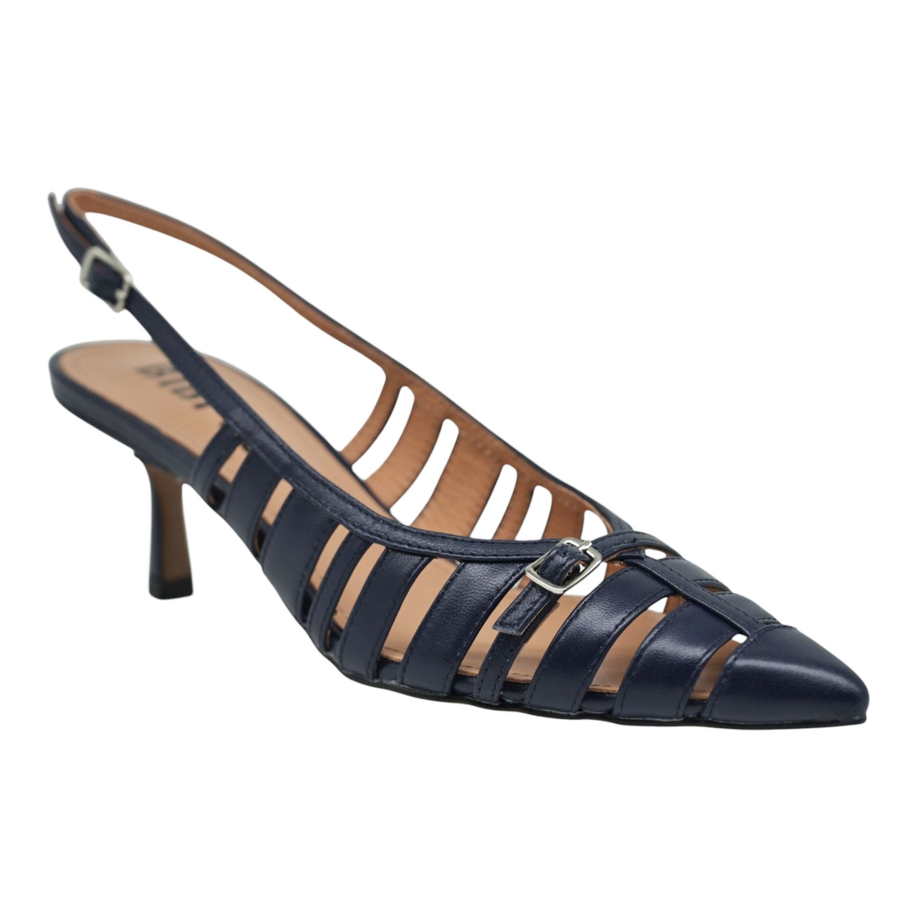 Bibi Lou 665 Γόβες Slingback με Ανοίγματα - Μπλέ