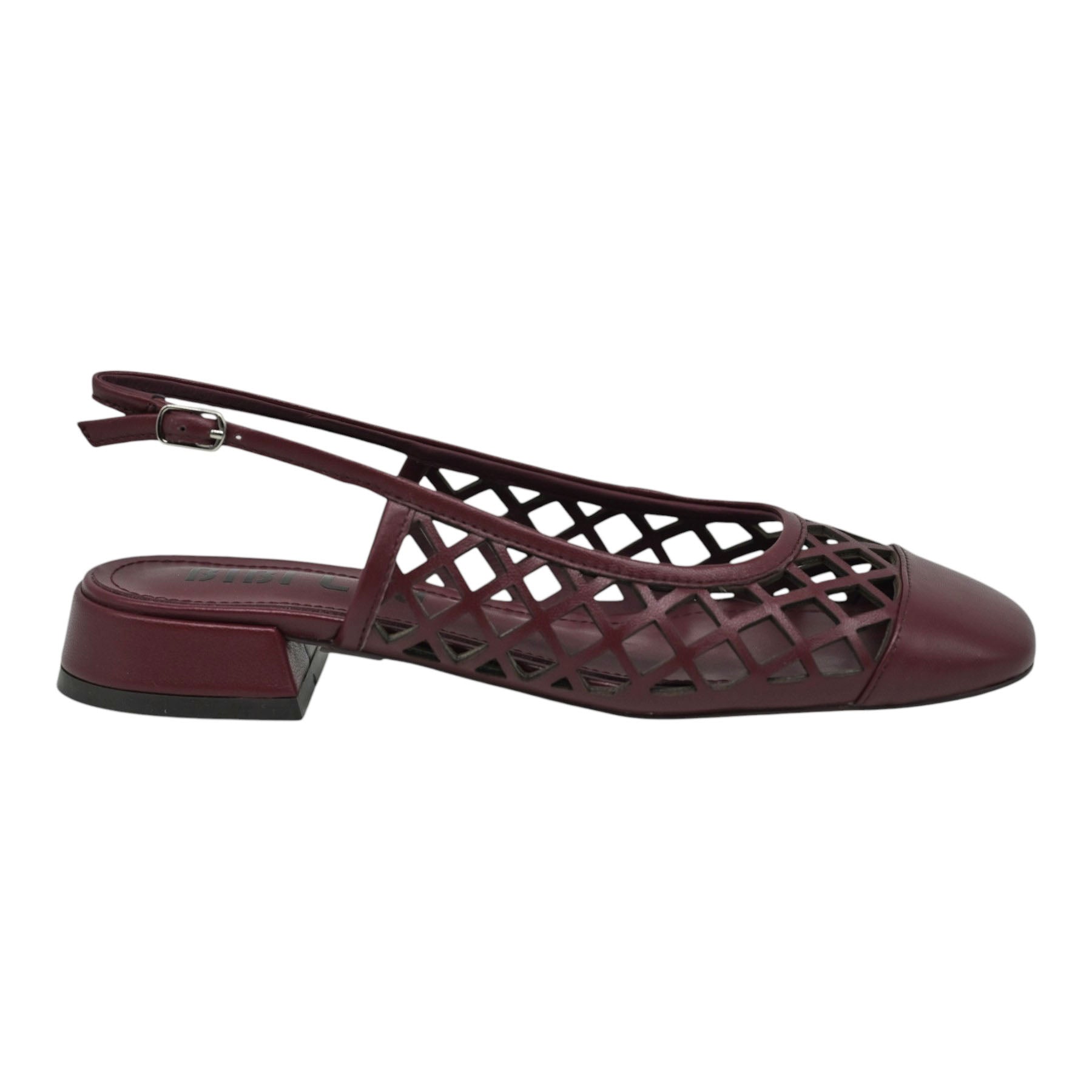 Bibi Lou 740 Μπαλαρίνες Slingback Διάτρητες - Μπορντό