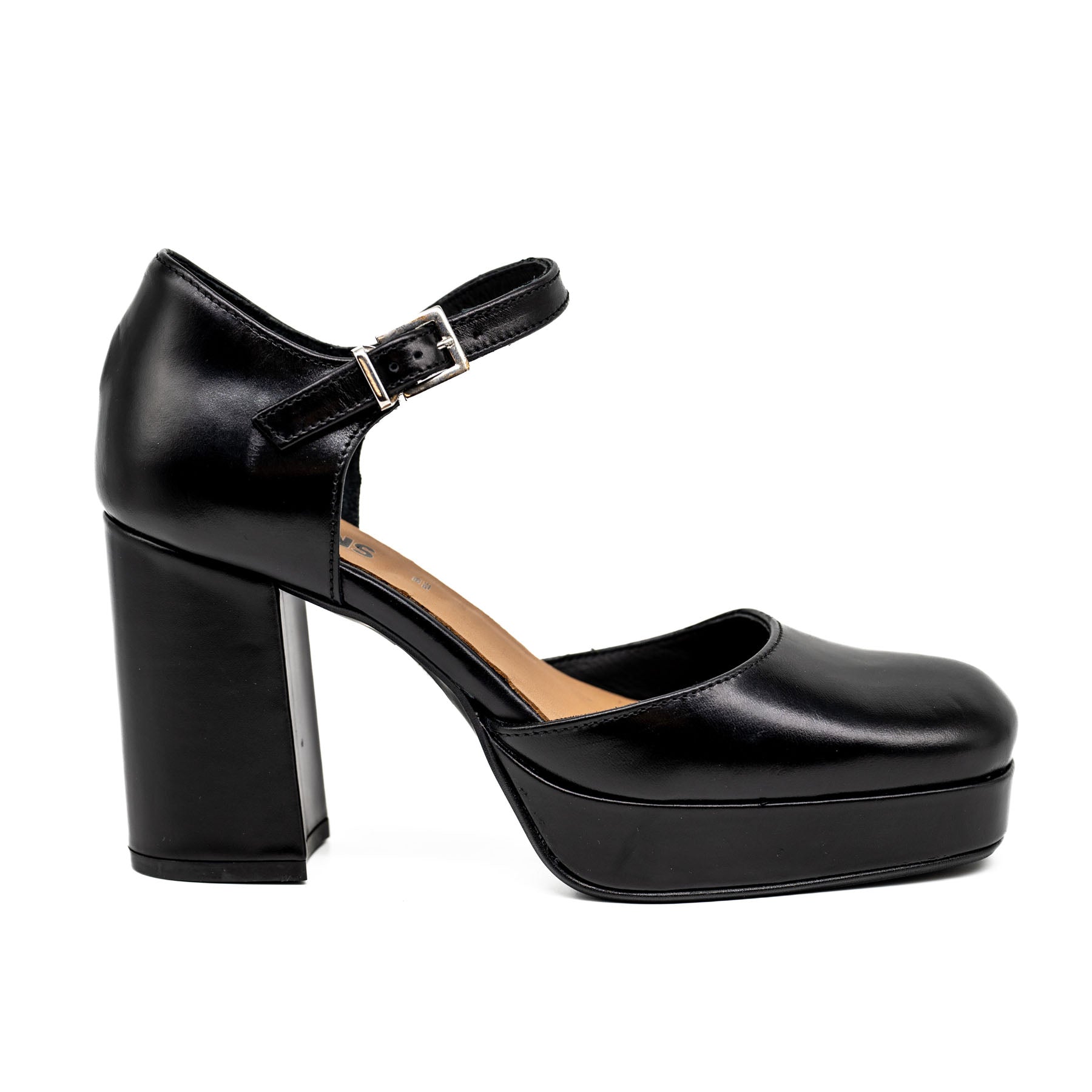 Carmens 50230 Γόβες με Μπαρέτα και Φιάπα - Μαύρες