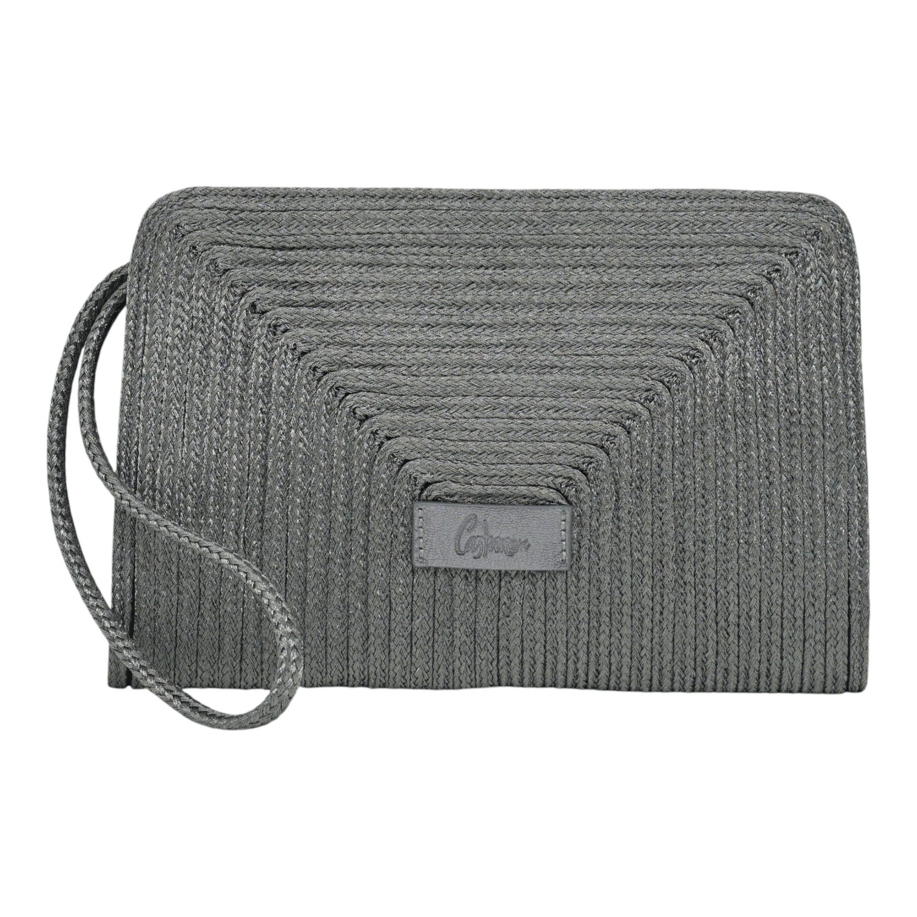 Castaner Bali Τσάντα Φάκελος Πλεκτή - Plomo