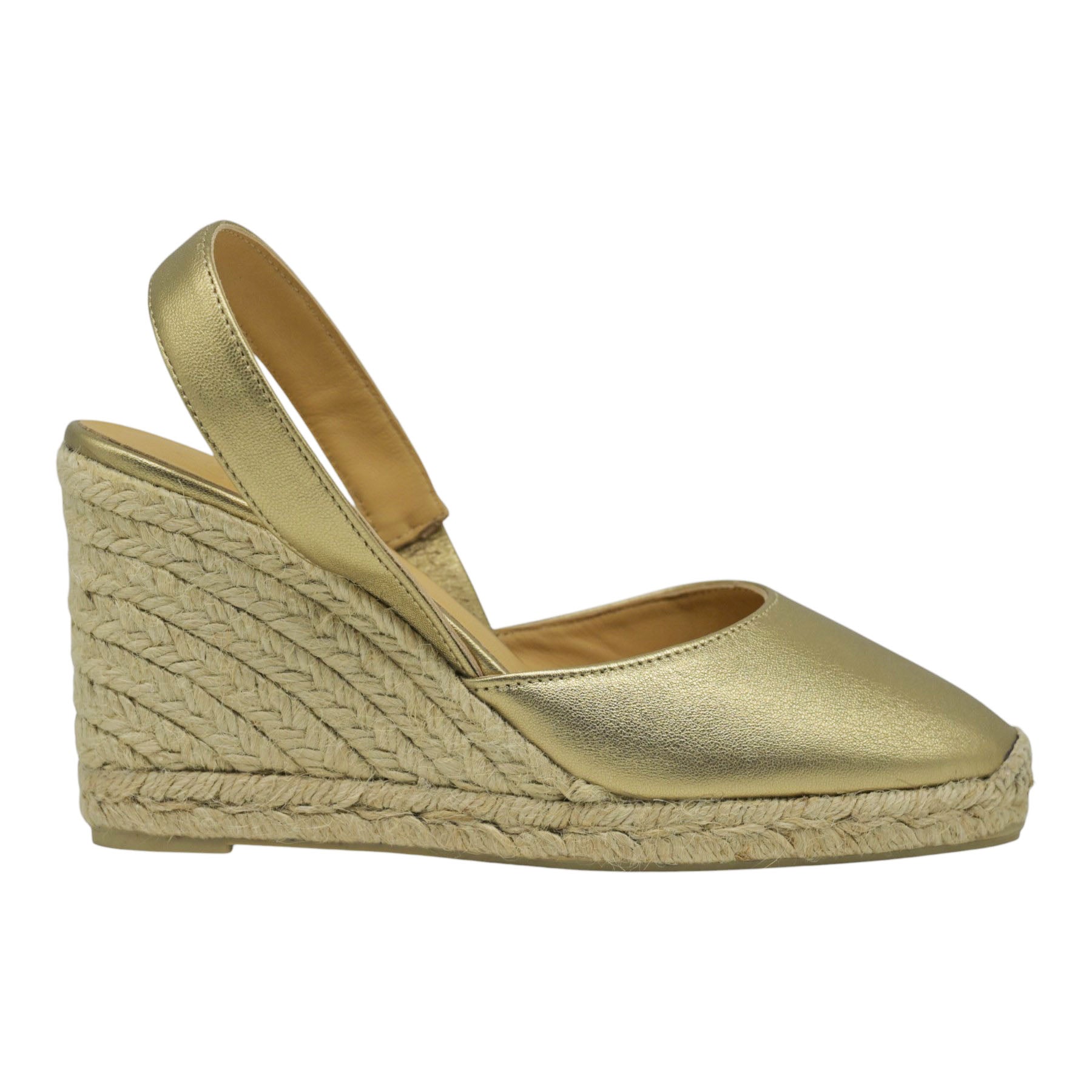 Castaner Carisa Πλατφόρμες Εσπαντρίγιες Slingback - Oro