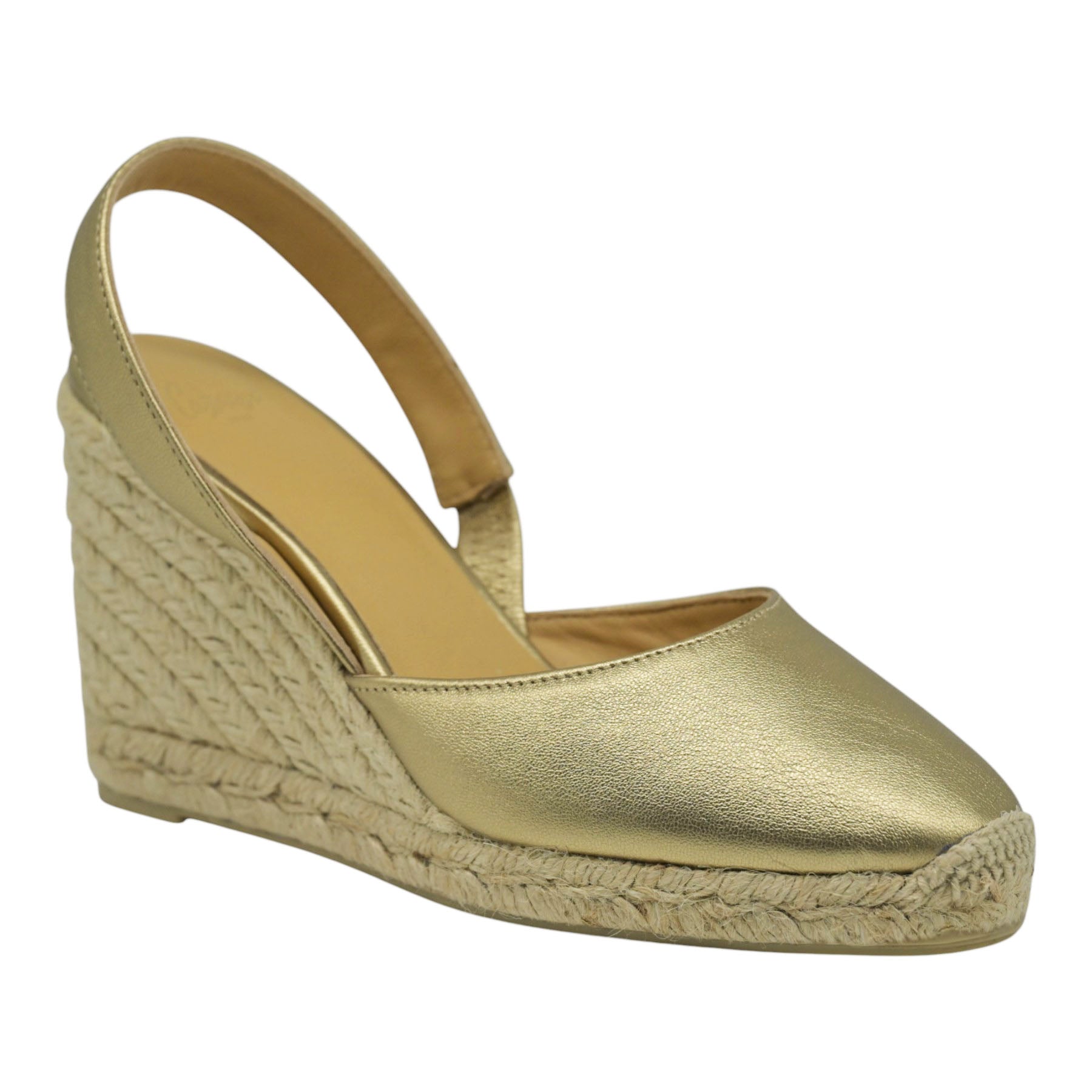 Castaner Carisa Πλατφόρμες Εσπαντρίγιες Slingback - Oro