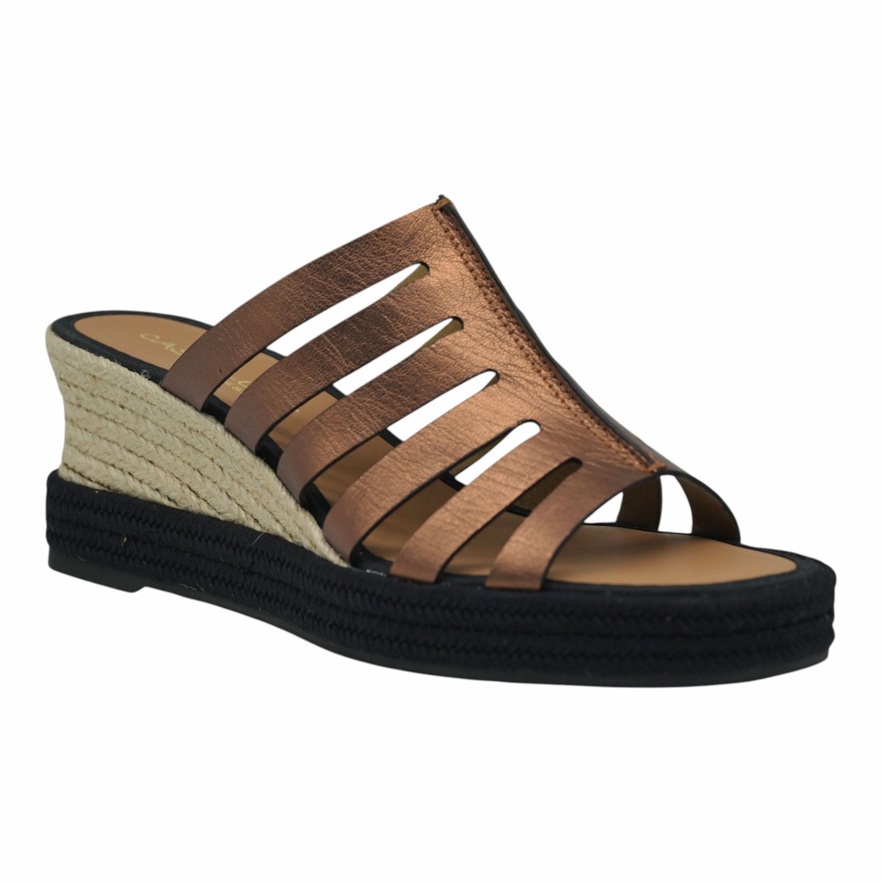 Casteller 955 Mules με Ανοίγματα - Μπρονζέ