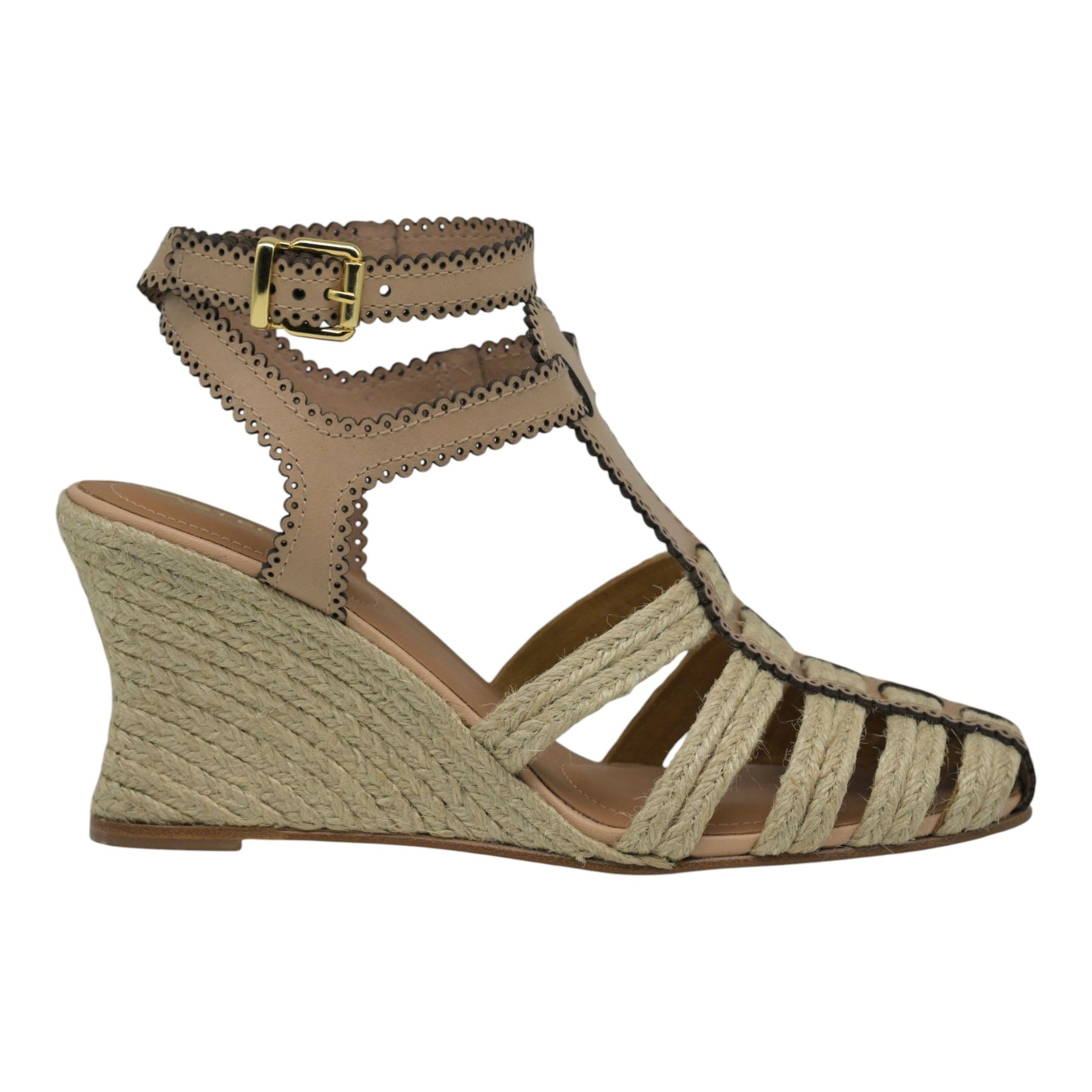 Casteller 986 Πλατφόρμες T-Strap και Πλεξούδες - Natural