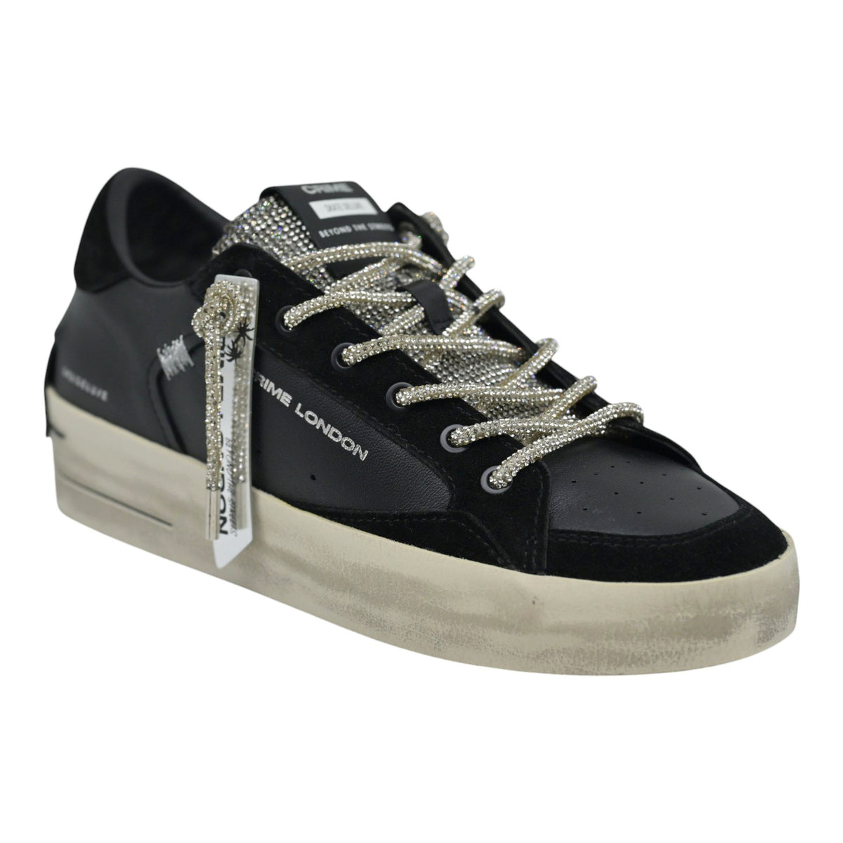Crime London 23150 Sneakers με Glitter - Μαύρα