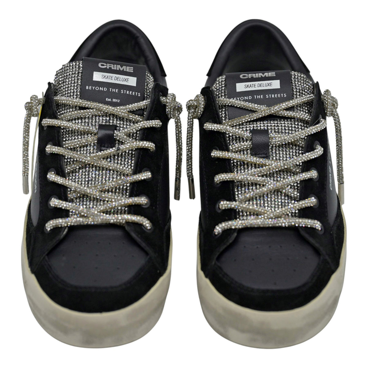 Crime London 23150 Sneakers με Glitter - Μαύρα