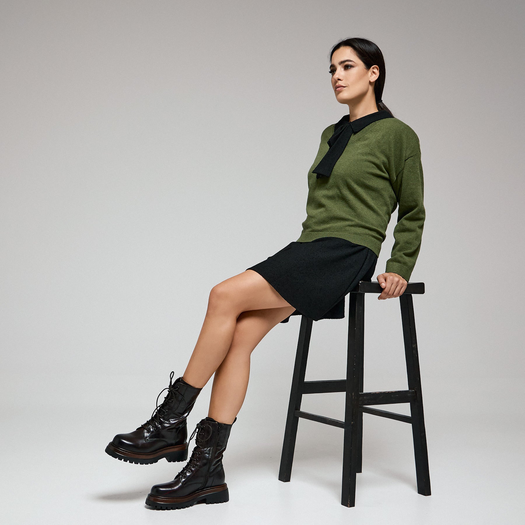 Dei Colli 186 Αρβυλάκια με Chunky Σόλα - Ebano