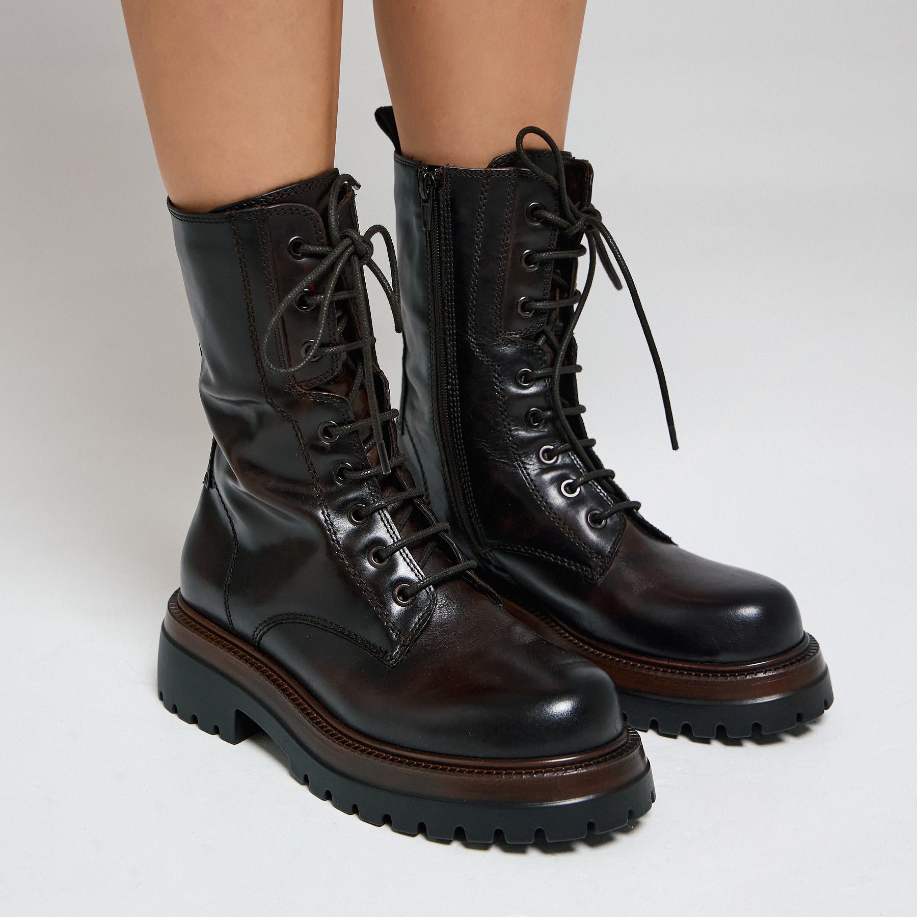 Dei Colli 186 Αρβυλάκια με Chunky Σόλα - Ebano