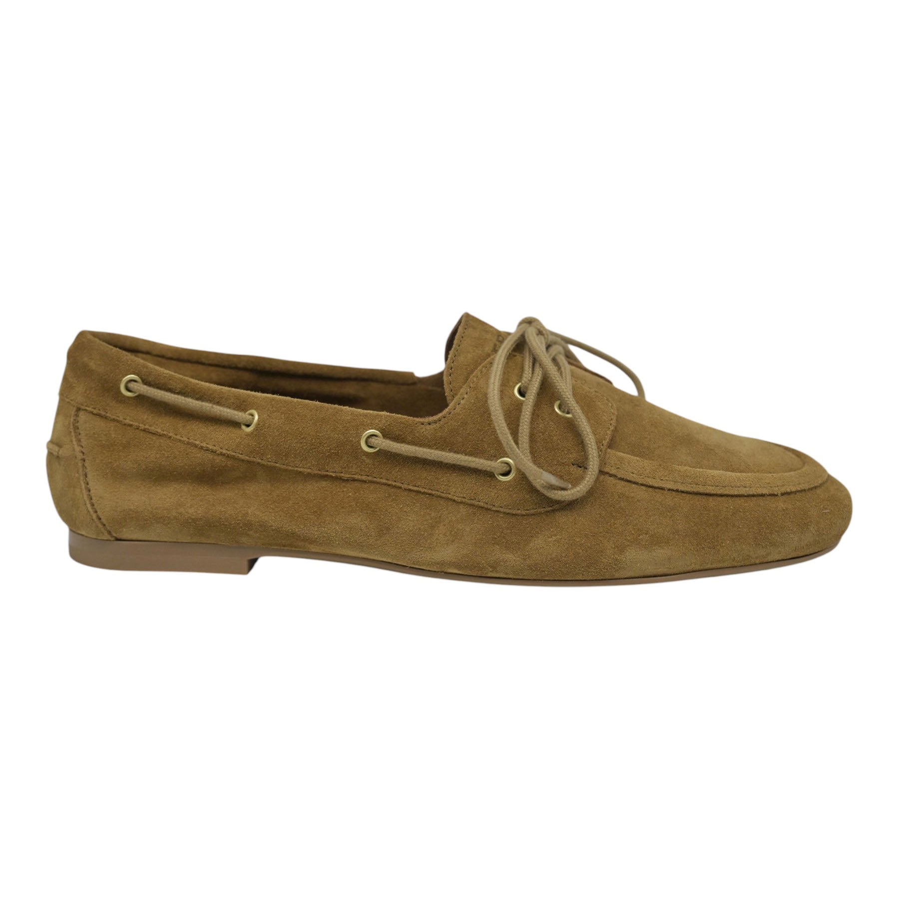 Frau 85Β8 Loafers με Κορδόνι - Κάμελ Σουέντ