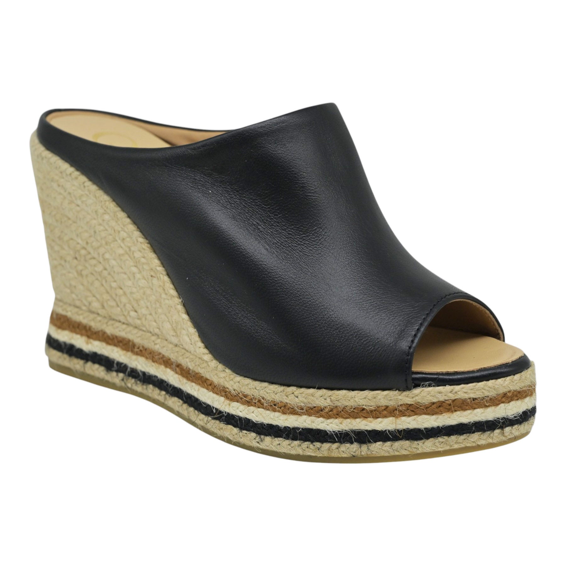 Gaimo Bob Mules με Πλατφόρμα Τύπου Εσπαντρίγια - Μαύρες