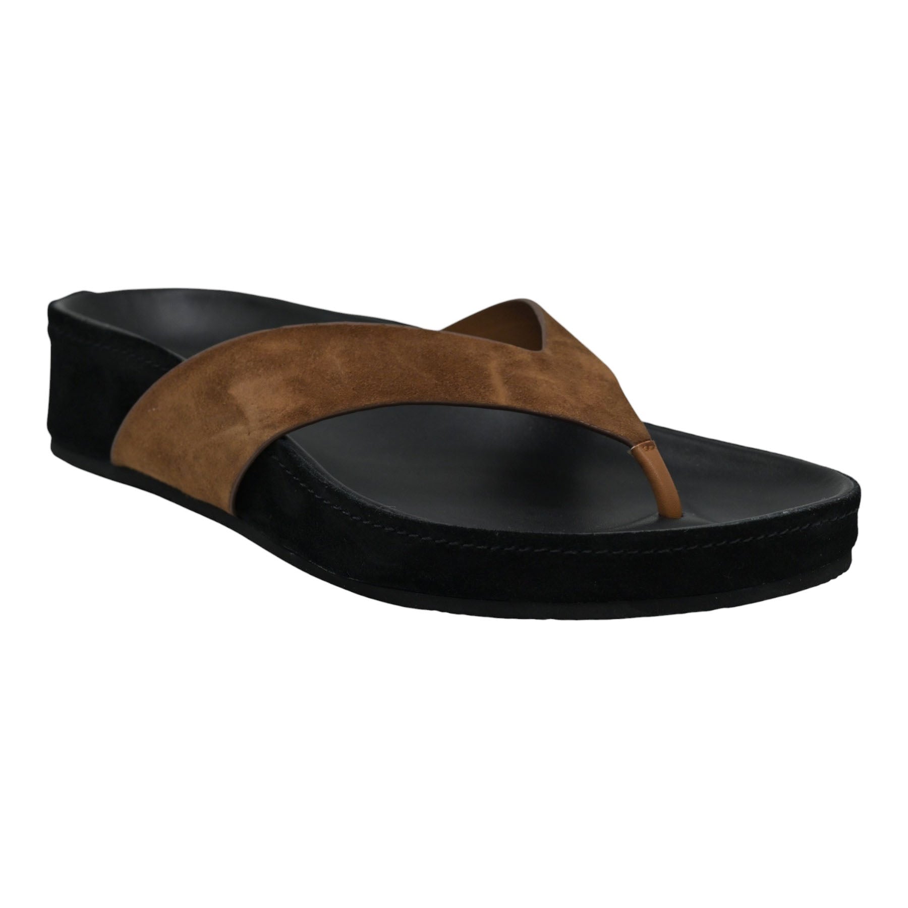Jeffrey Campbell Relaxer Σανδάλια με Διχάλα - Tan Σουέντ