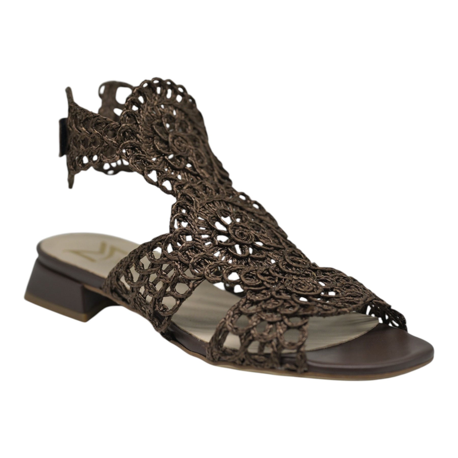 Marian 50405 Σανδάλια Slingback Πλεκτά - Καφέ