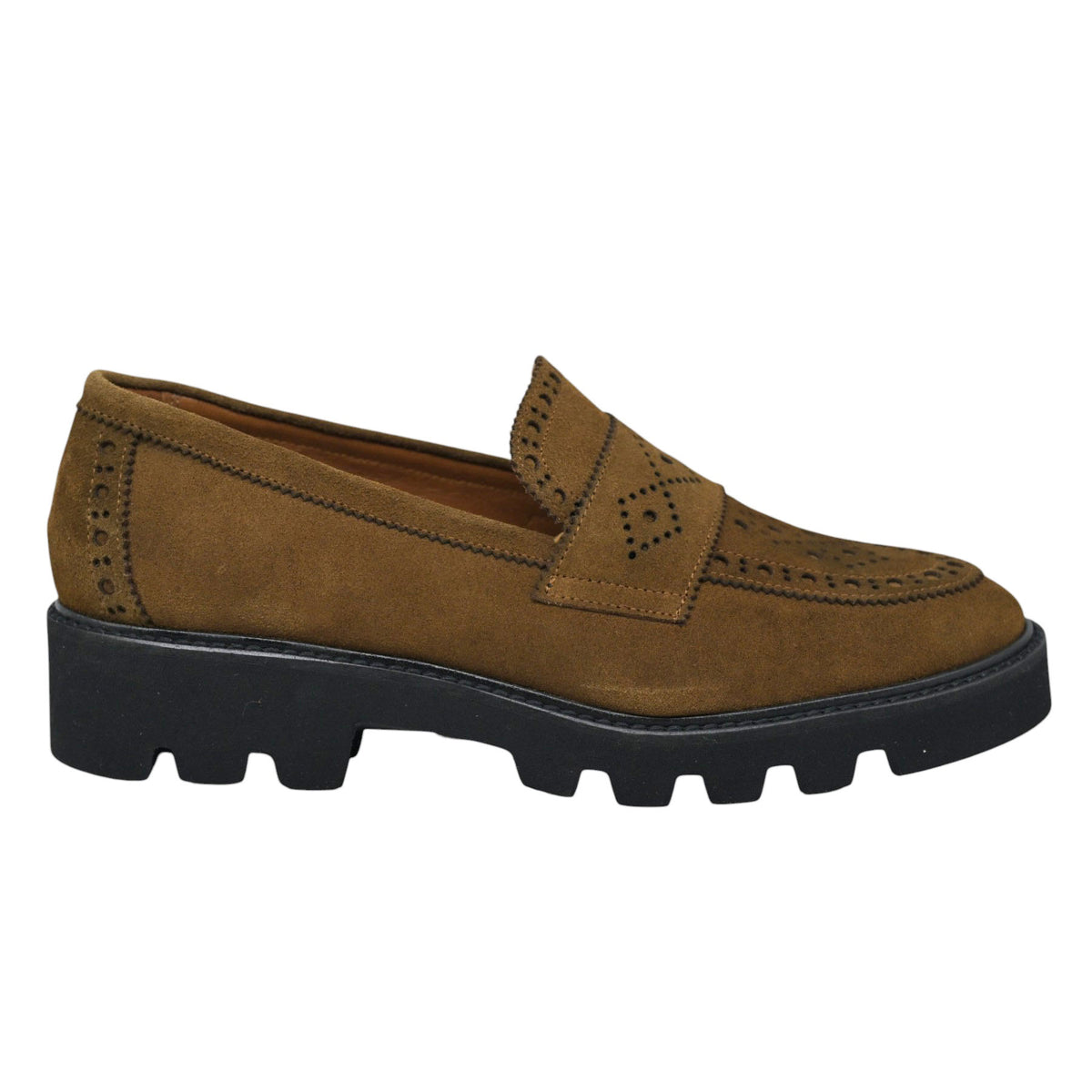 Marian 63501 Loafers με Chunky Σόλα - Ταμπά Σουέντ