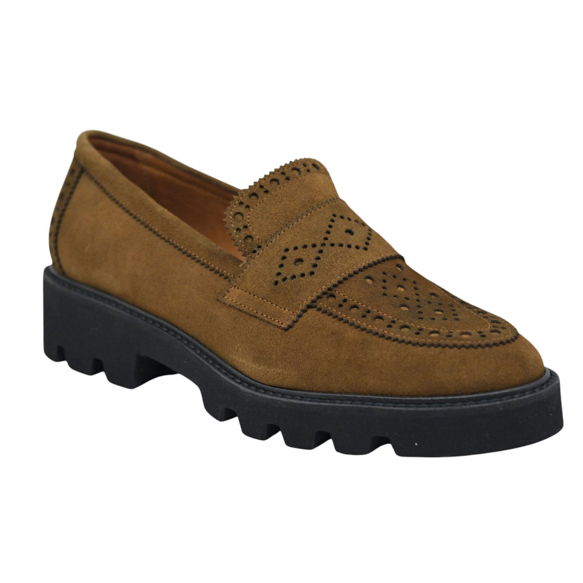 Marian 63501 Loafers με Chunky Σόλα - Ταμπά Σουέντ