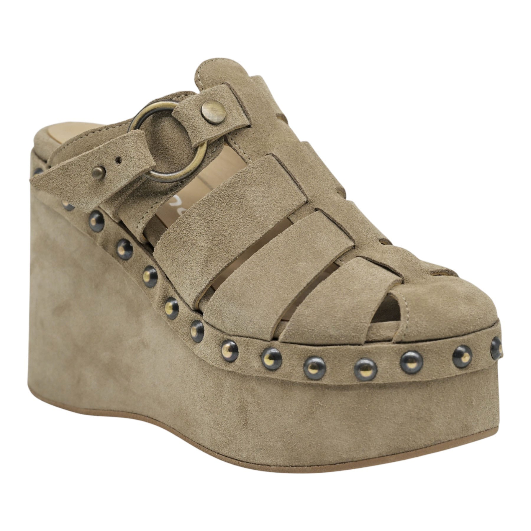 Mimmu 2116M7 Mules με Τρουκς και Φιάπα - Tobacco Σουέντ