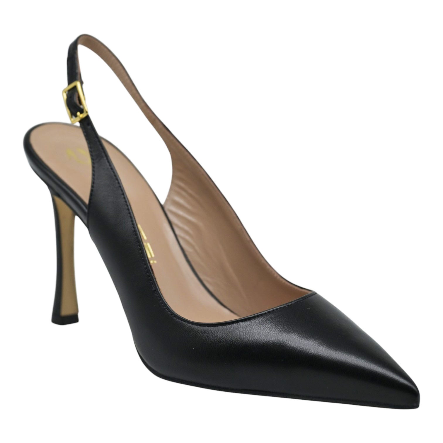 Mourtzi 85702 Γόβες Slingback Κλασικές - Μαύρες