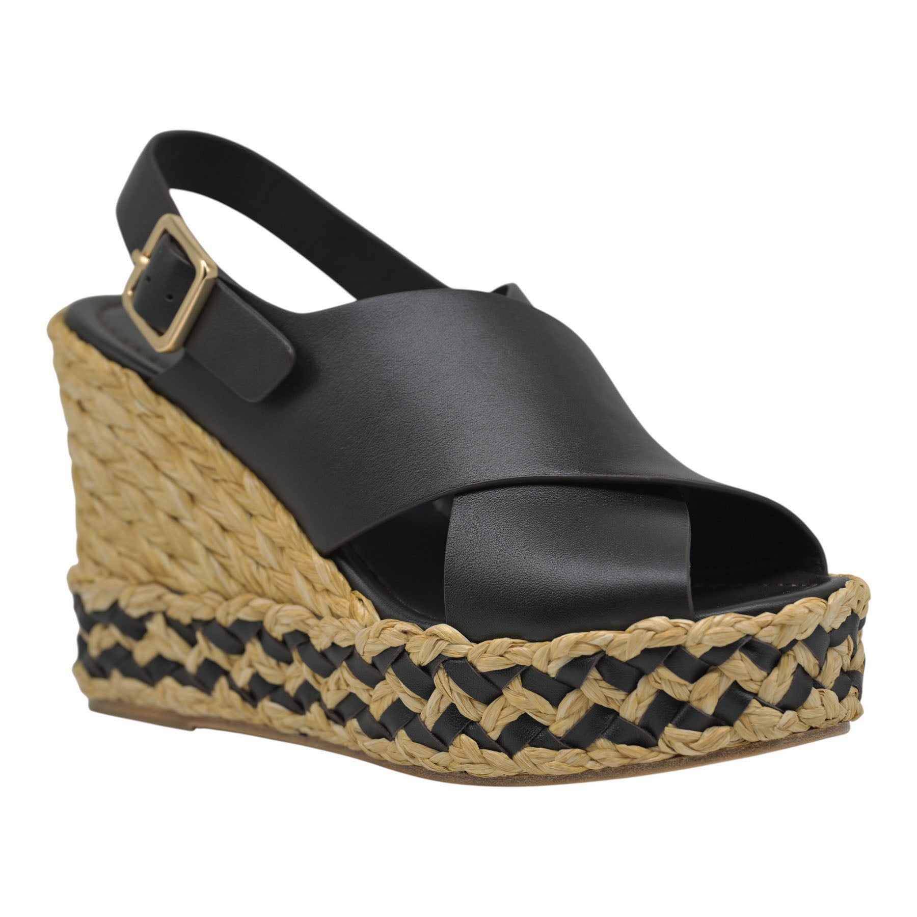 Paloma Barcelo Oda Πλατφόρμες Slingback Τύπου Εσπαντρίγια - Chocolate