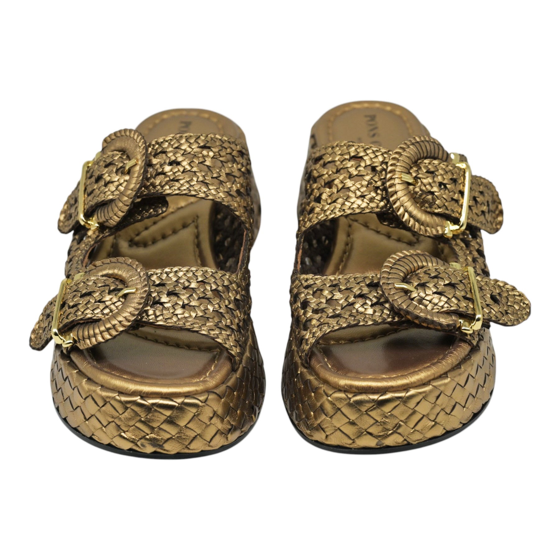 Pons Quintana 11275 Παντόφλες Πλεκτές με Πλατφόρμα και Αγκράφες - Oassi