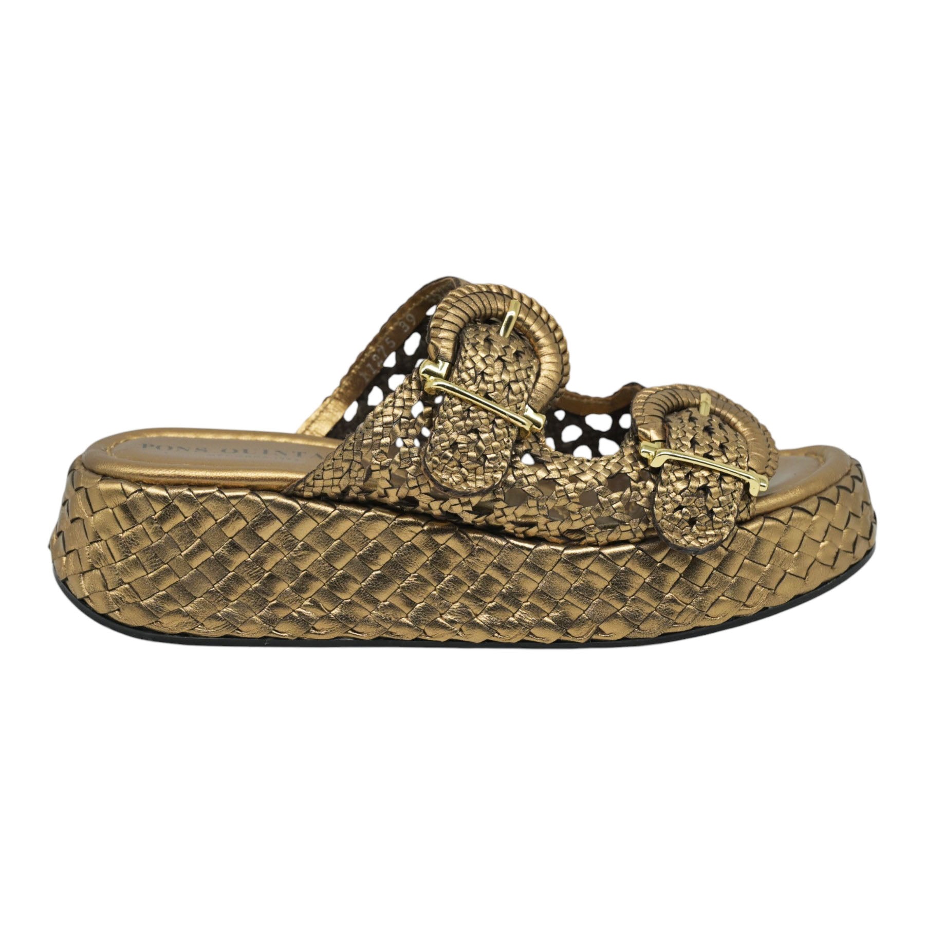 Pons Quintana 11275 Παντόφλες Πλεκτές με Πλατφόρμα και Αγκράφες - Oassi