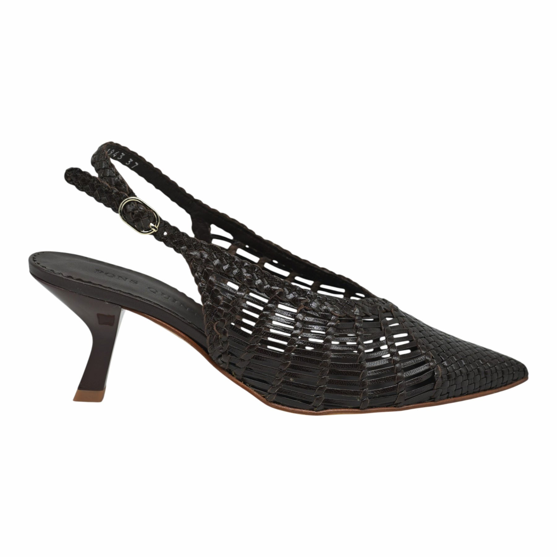 Pons Quintana 11943 Γόβες Slingback με Ανοίγματα - Καφέ