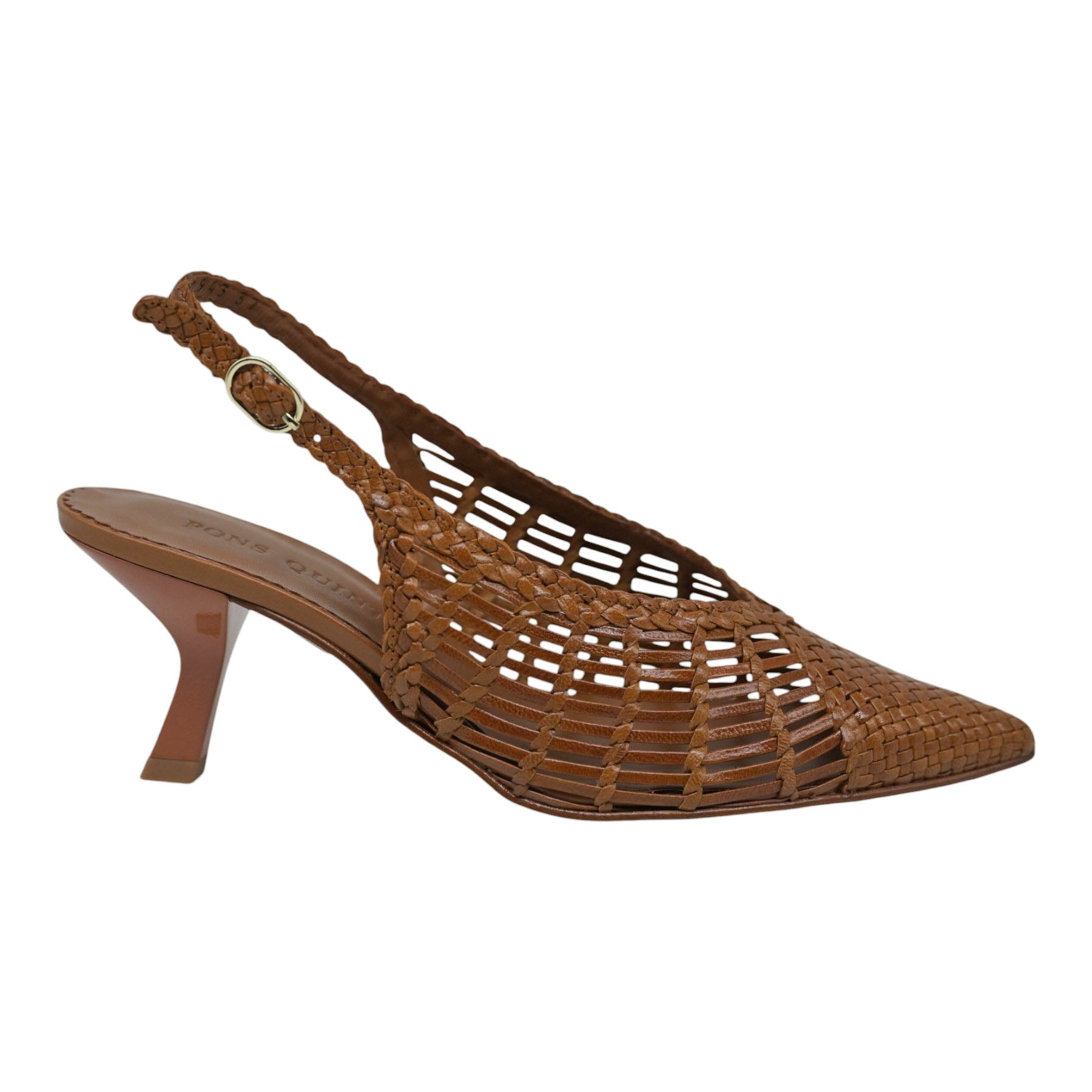 Pons Quintana 11943 Γόβες Slingback με Ανοίγματα - Toffee