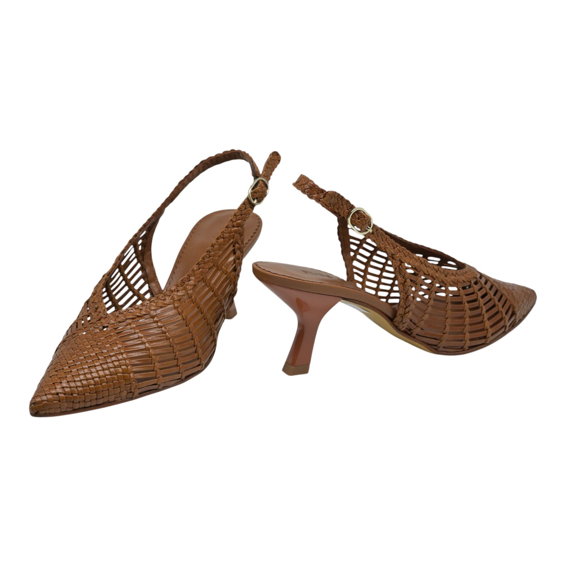 Pons Quintana 11943 Γόβες Slingback με Ανοίγματα - Toffee