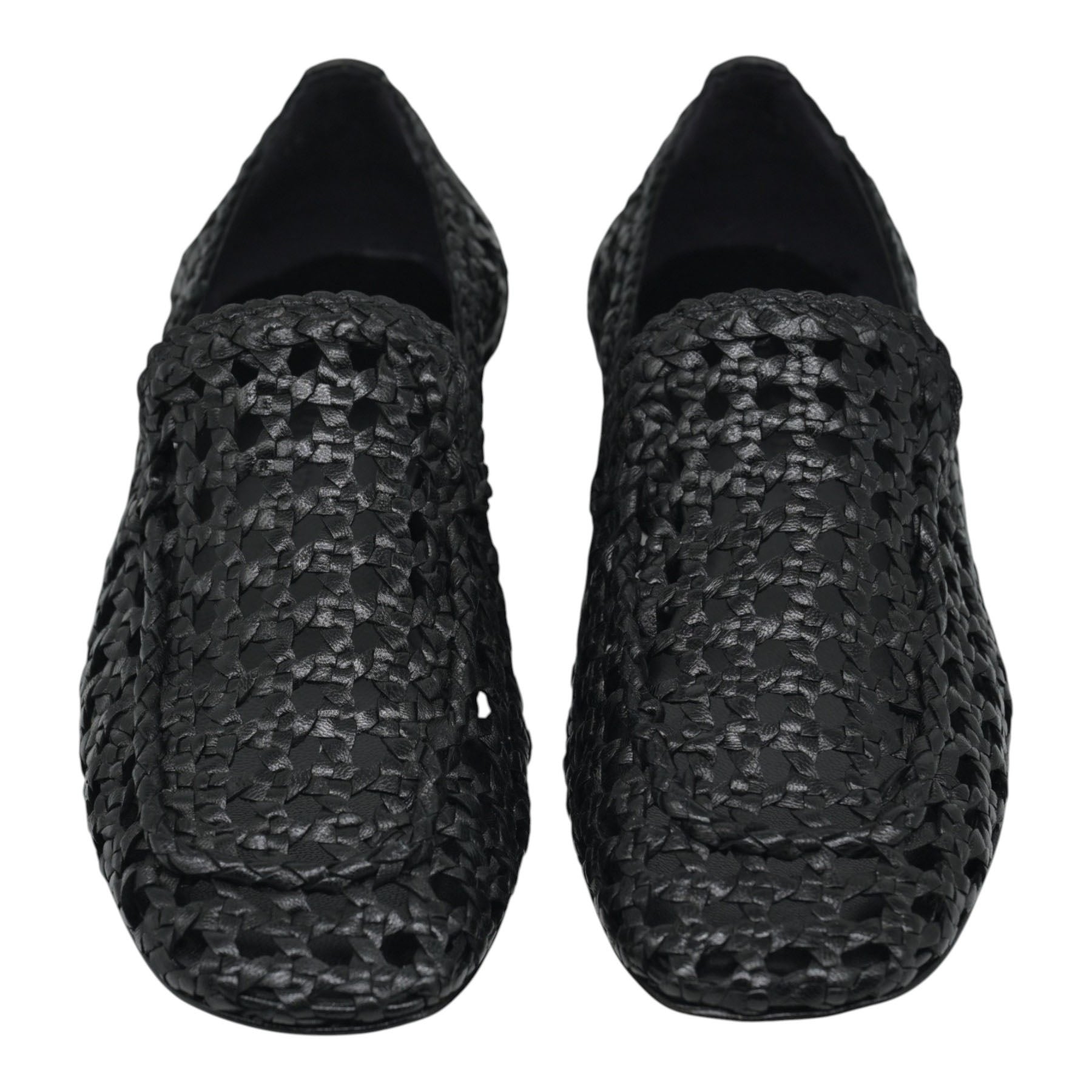 Pons Quintana 12145 Loafers Διάτρητα - Μαύρα