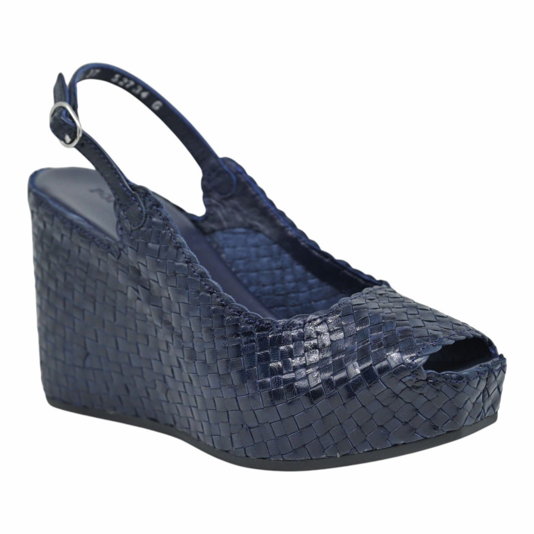 Pons Quintana Fancy Πλατφόρμες Slingback με Peep Toe - Azulon