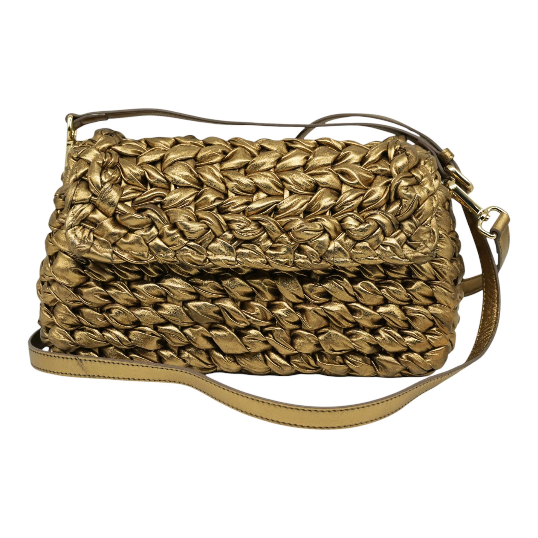 Pons Quintana V251 Τσάντα Χιαστί Πλεκτή - Oassi