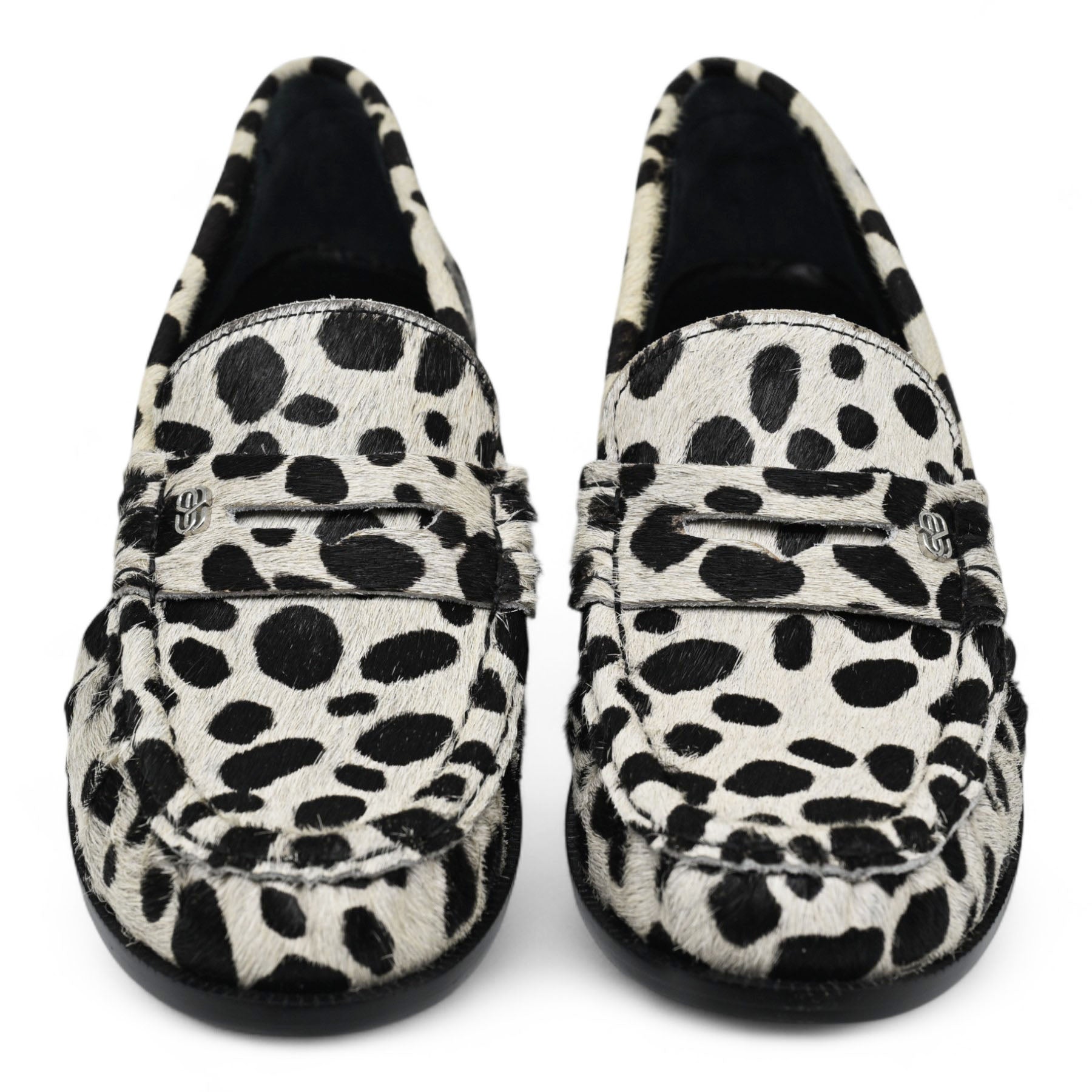 Schutz 22319 Loafers με Κλασική Γραμμή - Ασπρόμαυρο Πουά