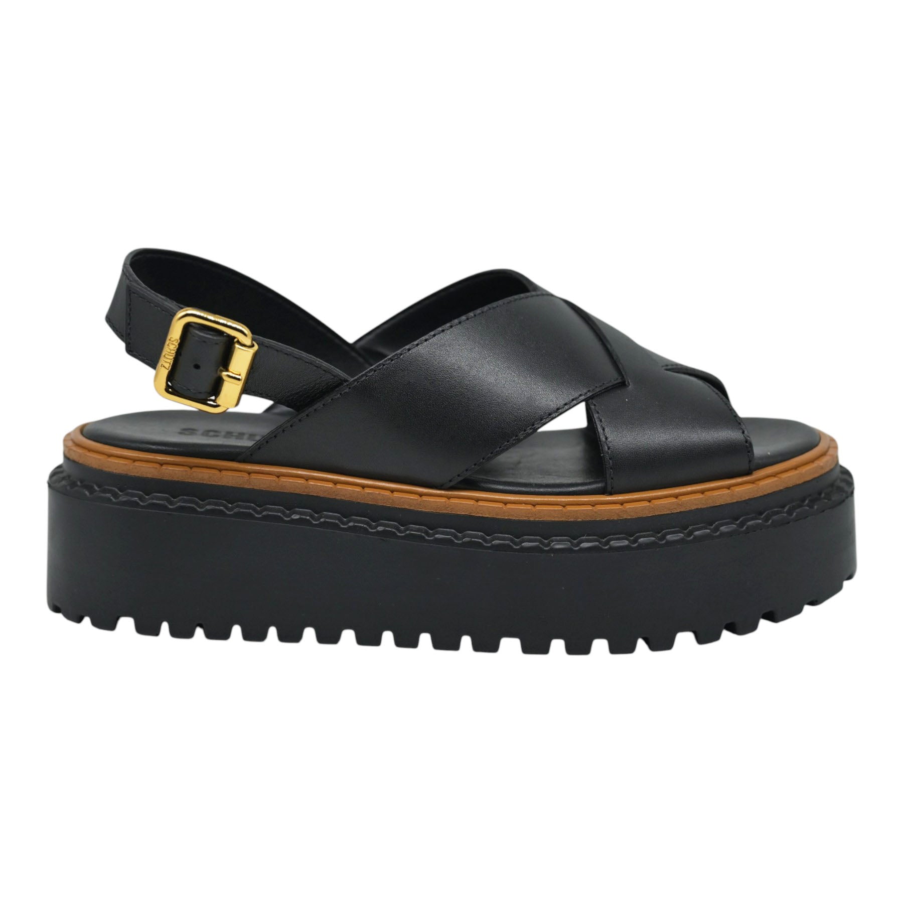 Schutz 22491 Πέδιλα με Chunky Σόλα - Μαύρα