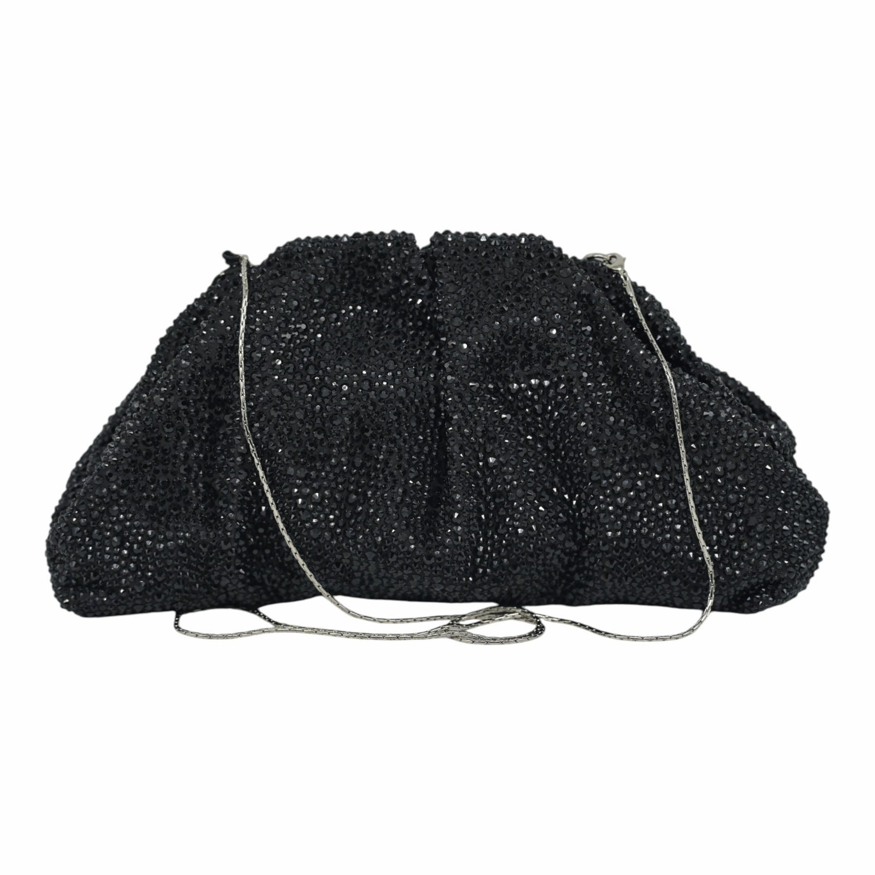 Twenty Fourhaitch Cambridge Τσάντα Pouch με Πέτρες - Μαύρη