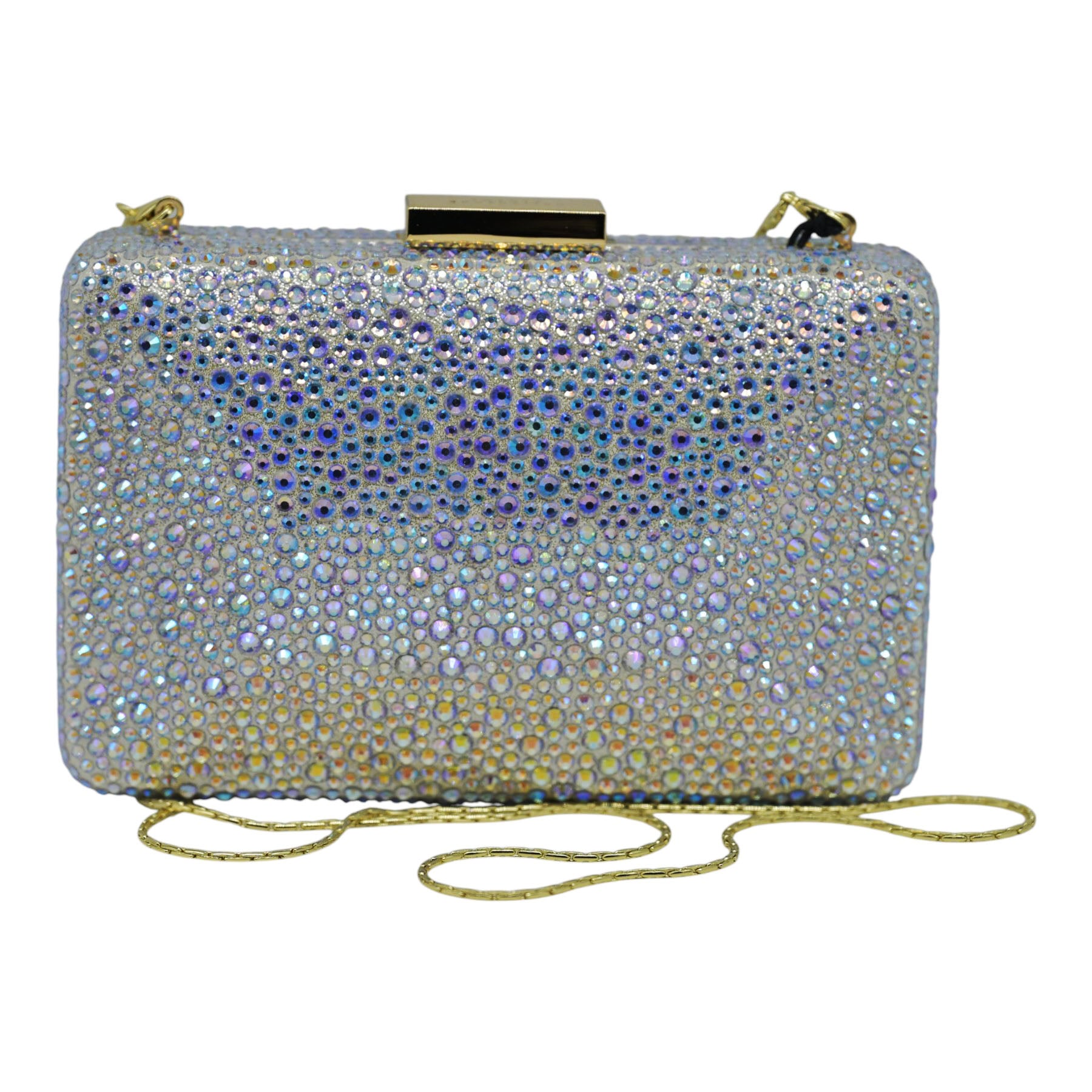 Twenty Fourhaitch Niger Τσάντα Clutch με Πέτρες - Boreal