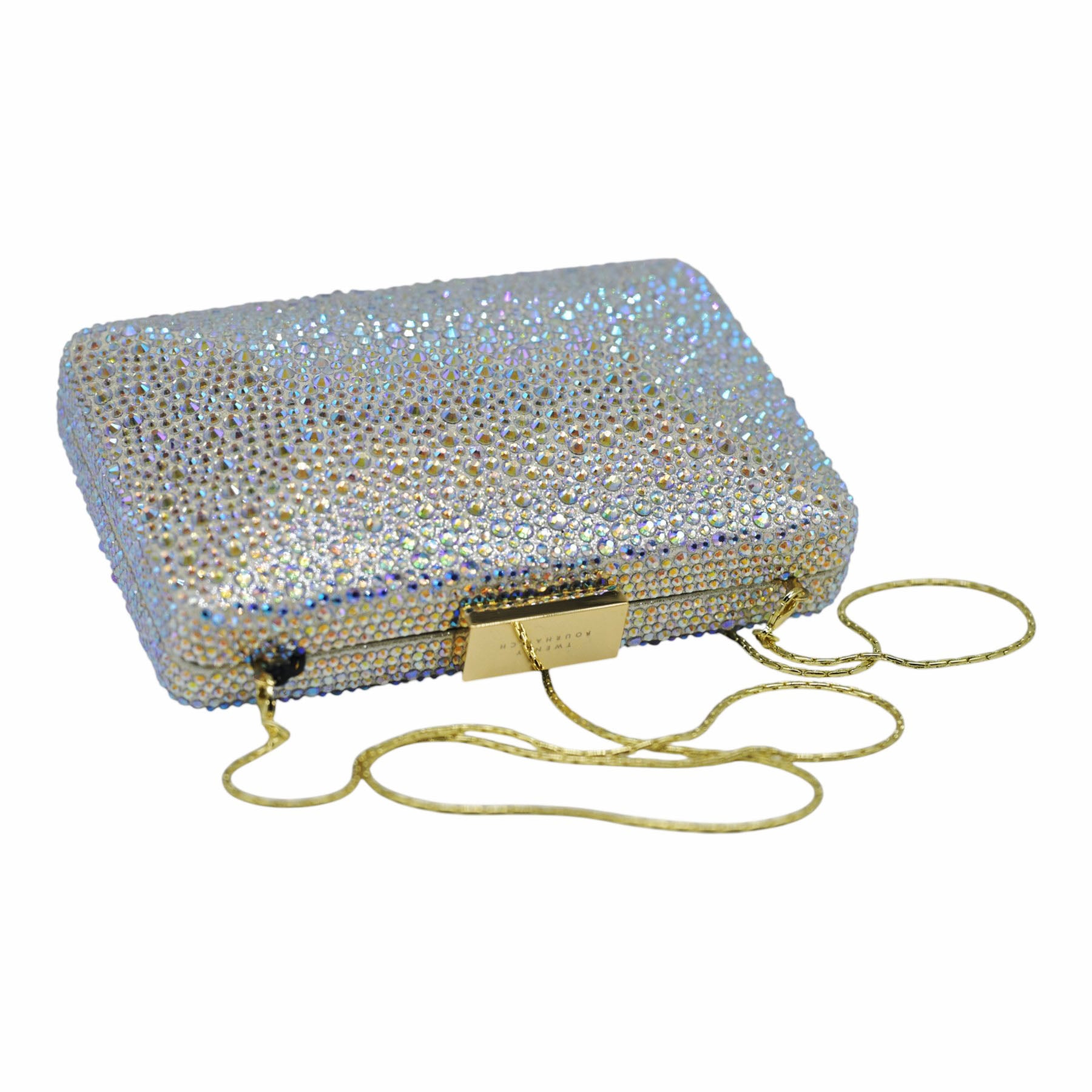 Twenty Fourhaitch Niger Τσάντα Clutch με Πέτρες - Boreal