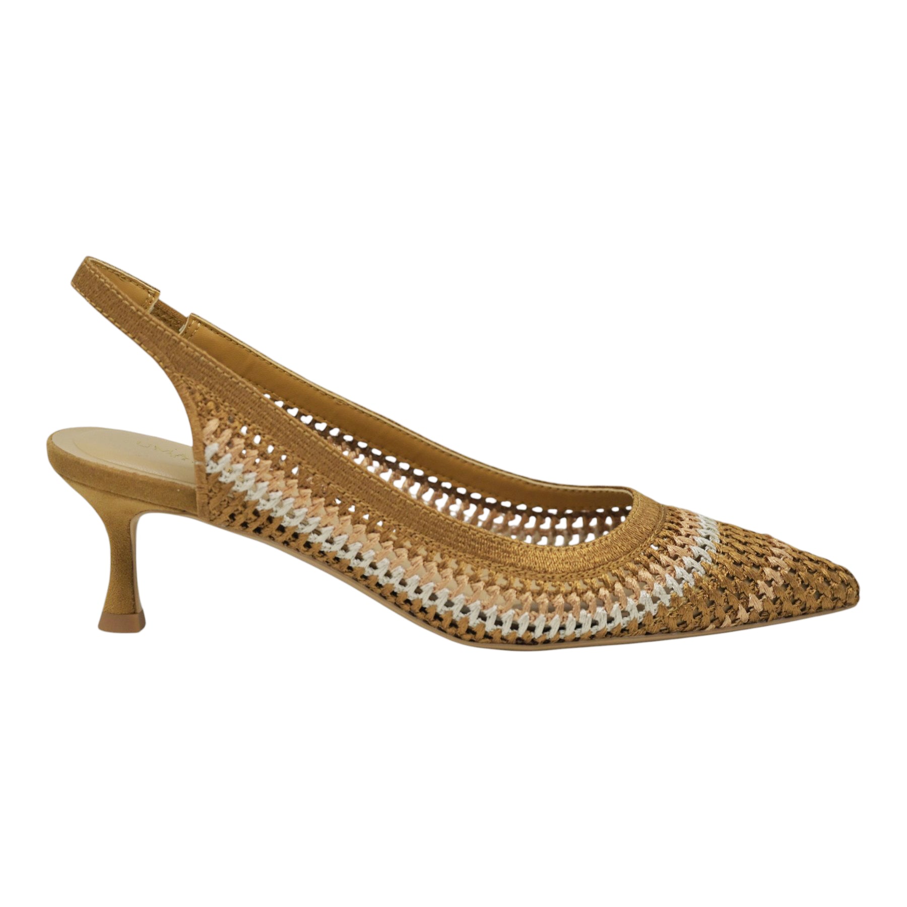 Uma Parker 512 Γοβάκια Slingback Πλεκτά - Cuoio