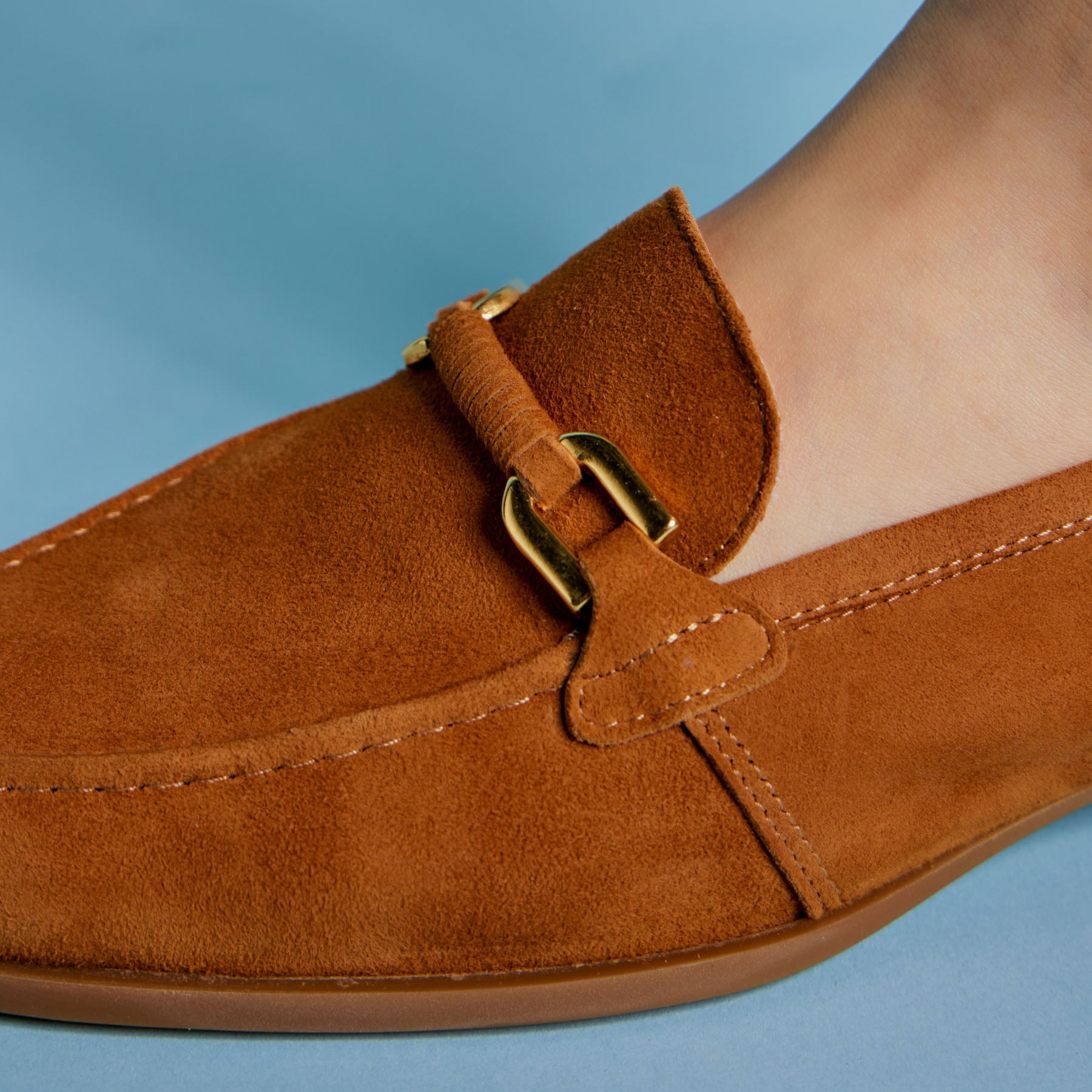 Unisa Deneri Loafers Androgynous με Αγκράφα - Ταμπά Καστόρ