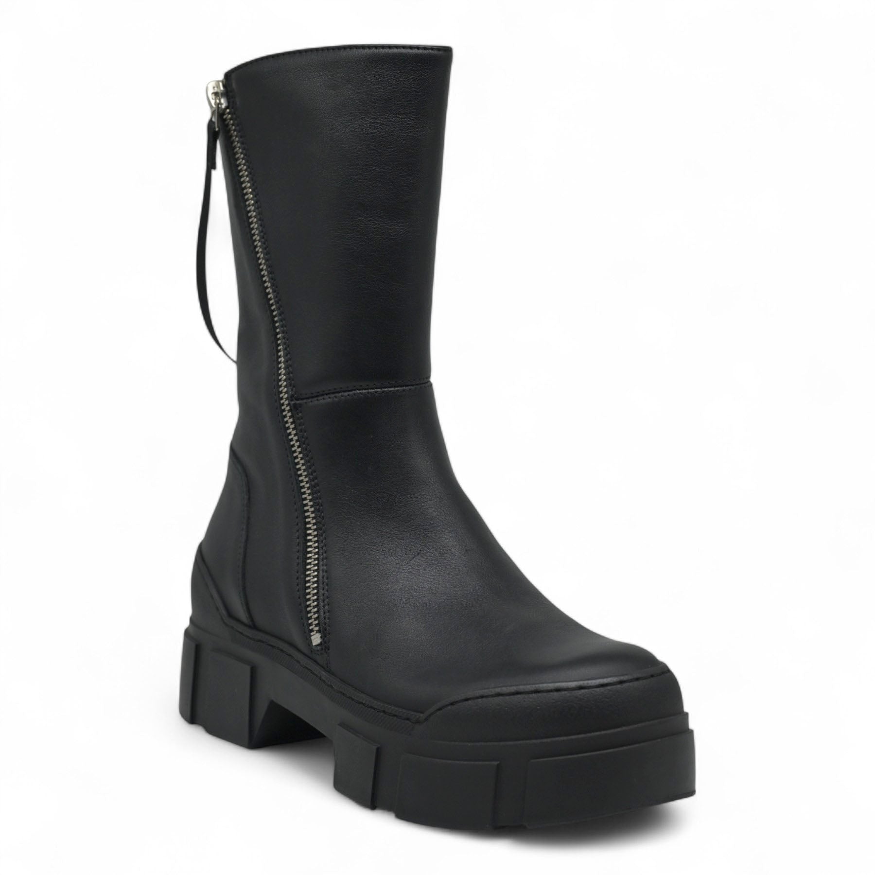 Vic Matie 2010 Μποτάκια με Διπλό Φερμουάρ - Μαύρα