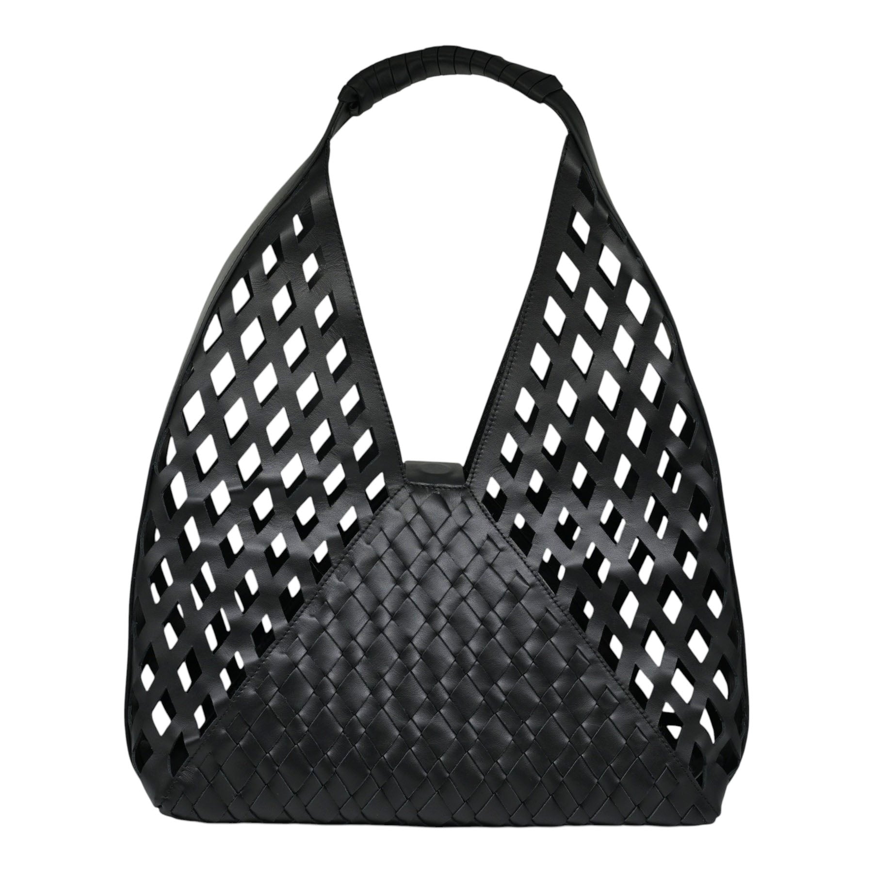 Vic Matie T420 Τσάντα Ώμου Διάτρητη - Μαύρη