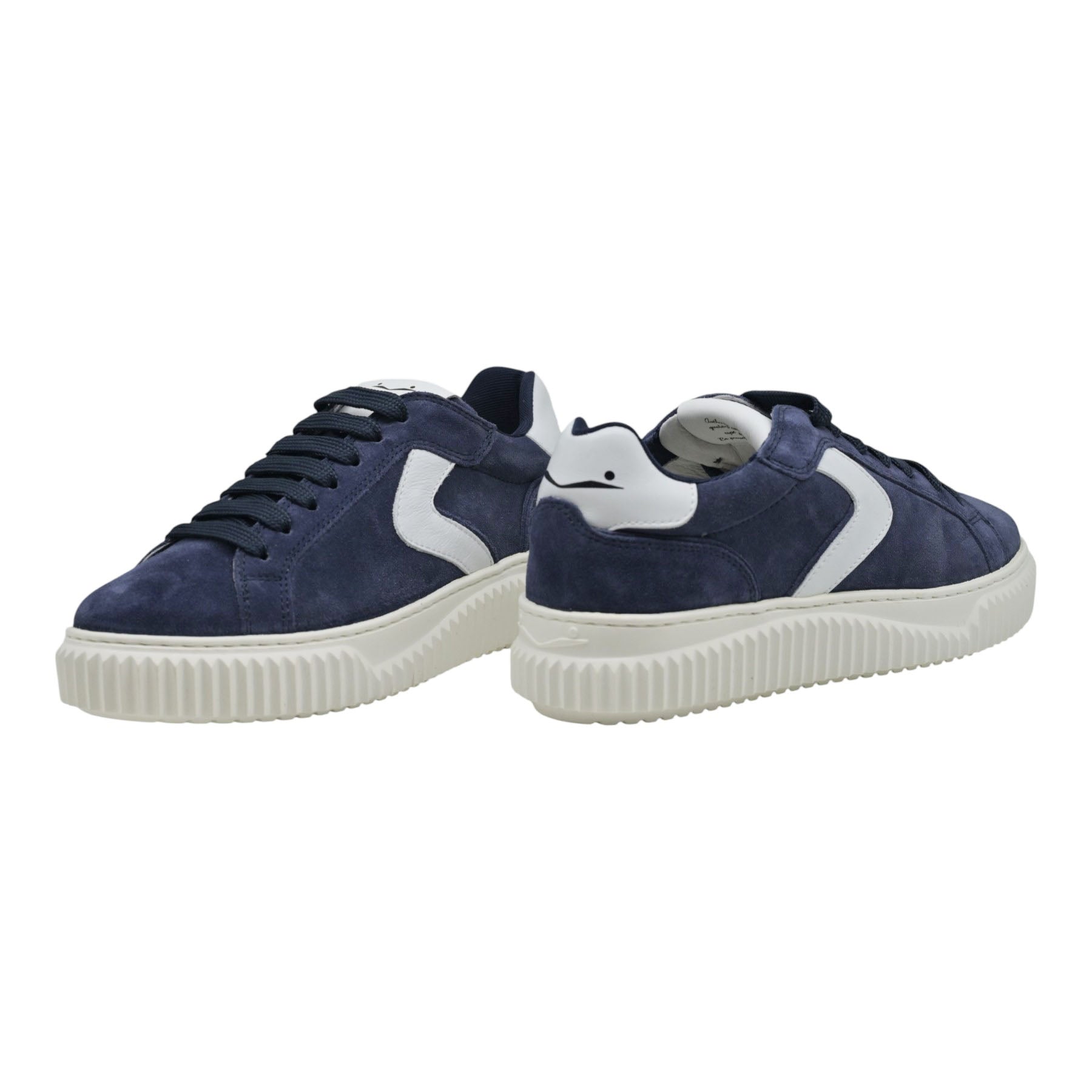 Voile Blanche 7542 Sneakers με Ανάγλυφη Σόλα - Μπλέ Σουέντ
