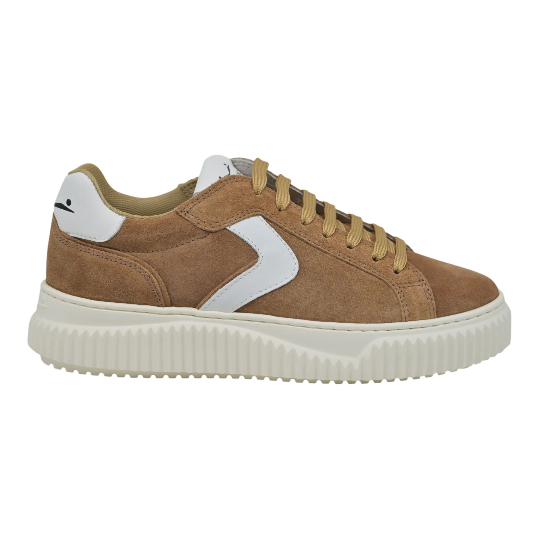 Voile Blanche 7542 Sneakers με Ανάγλυφη Σόλα - Κάμελ Σουέντ