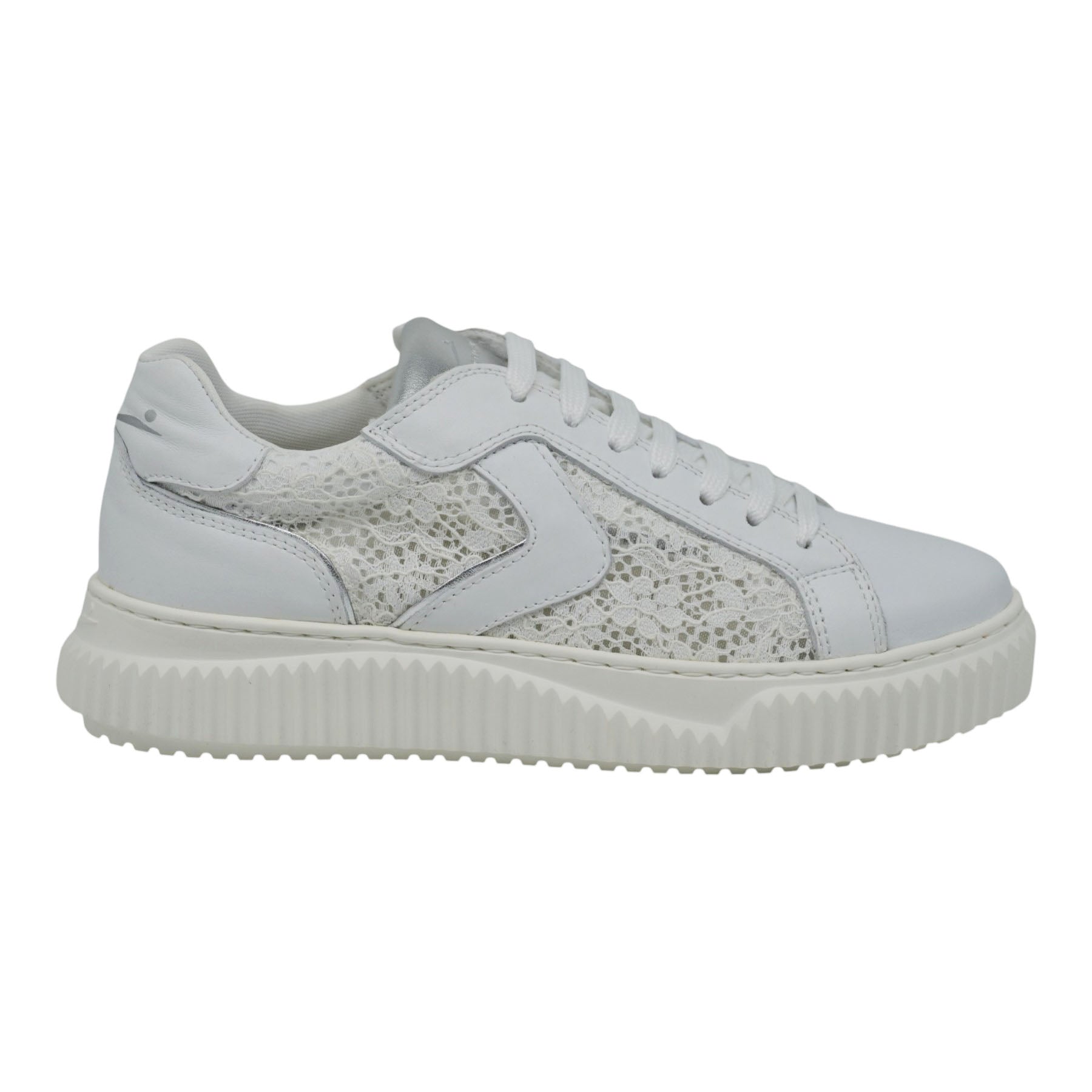 Voile Blanche 9152 Sneakers με Δαντέλα - Άσπρα