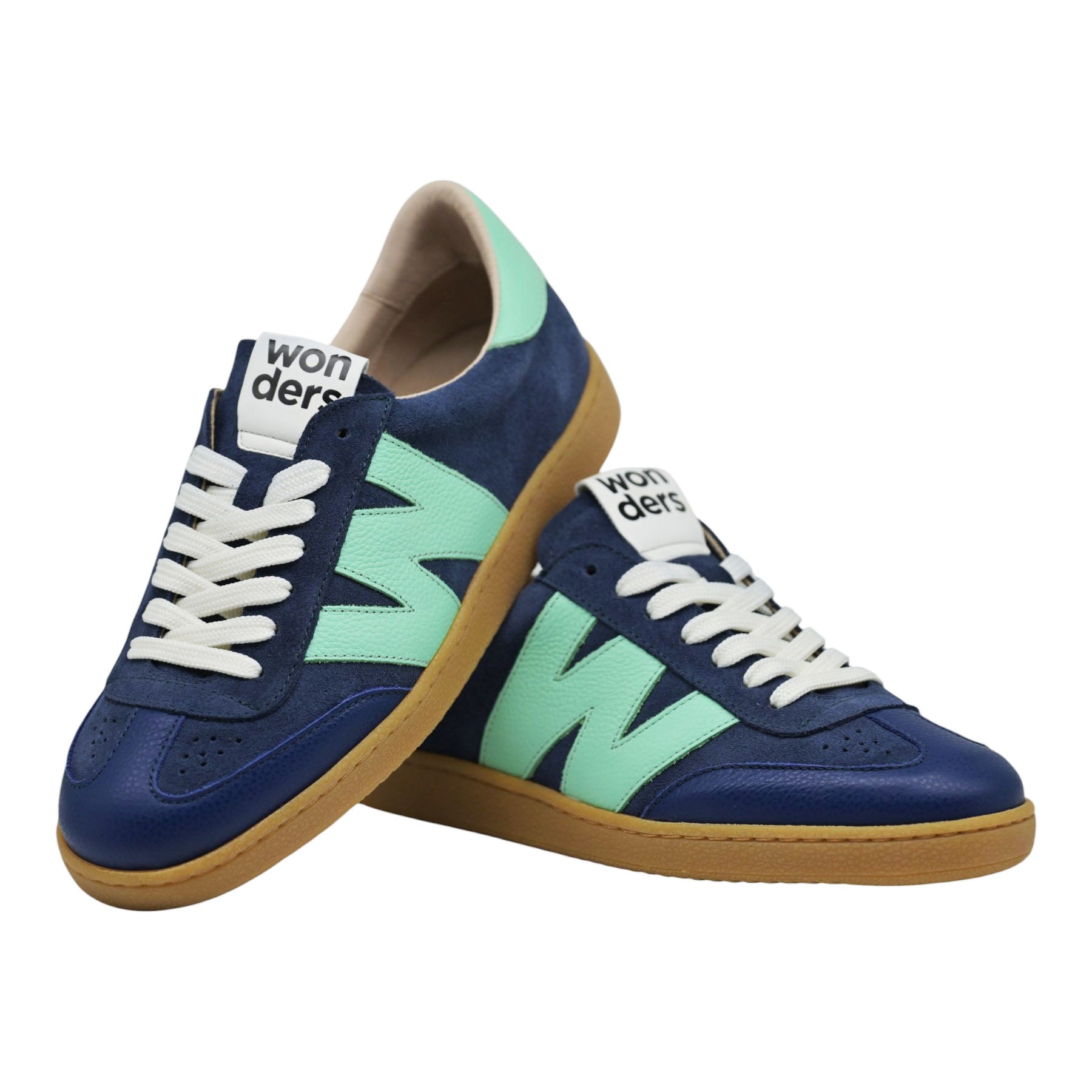 Wonders 2001 Sneakers με W - Μπλέ Σουέντ