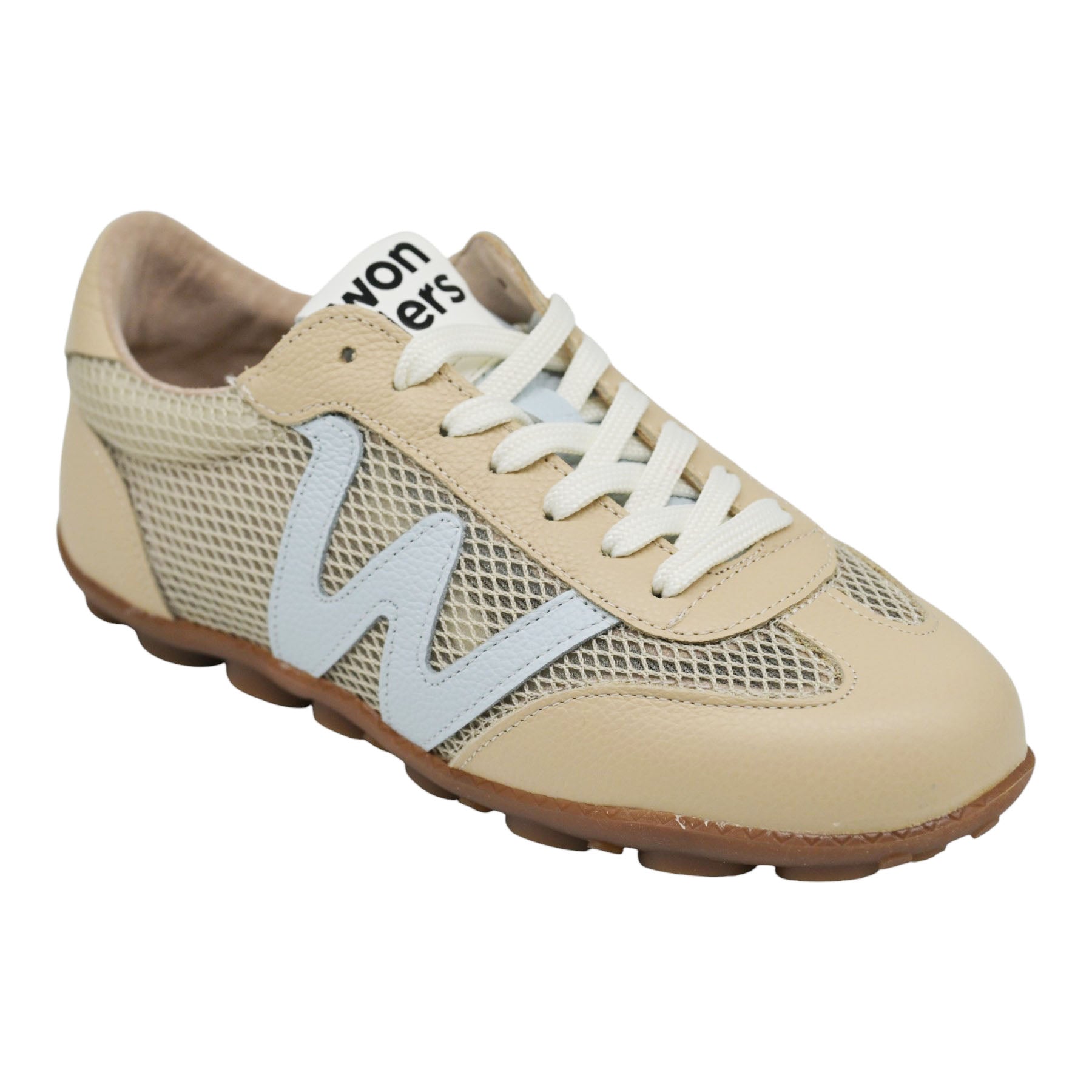 Wonders 2101 Sneakers με Δίχτυ - Beige
