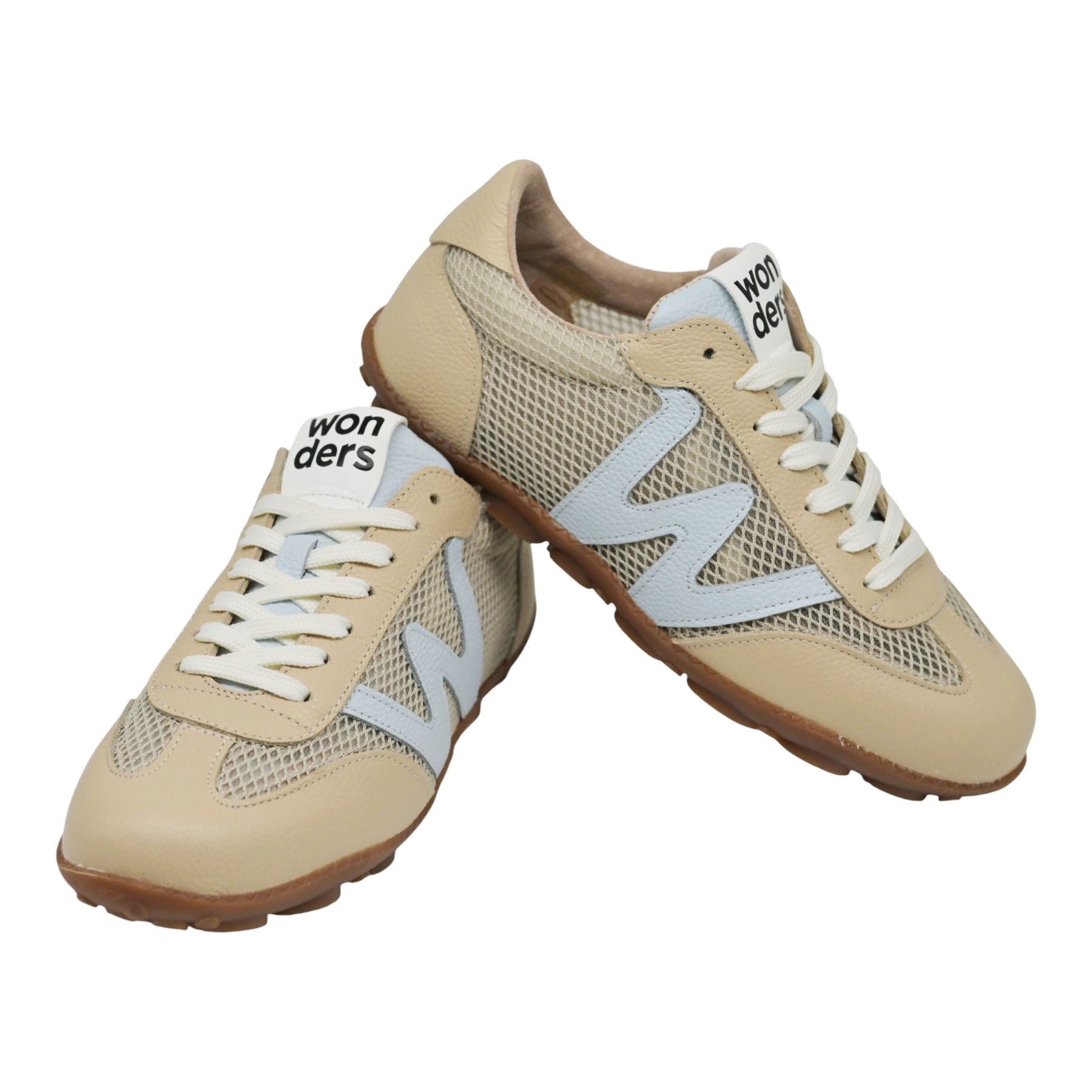 Wonders 2101 Sneakers με Δίχτυ - Beige